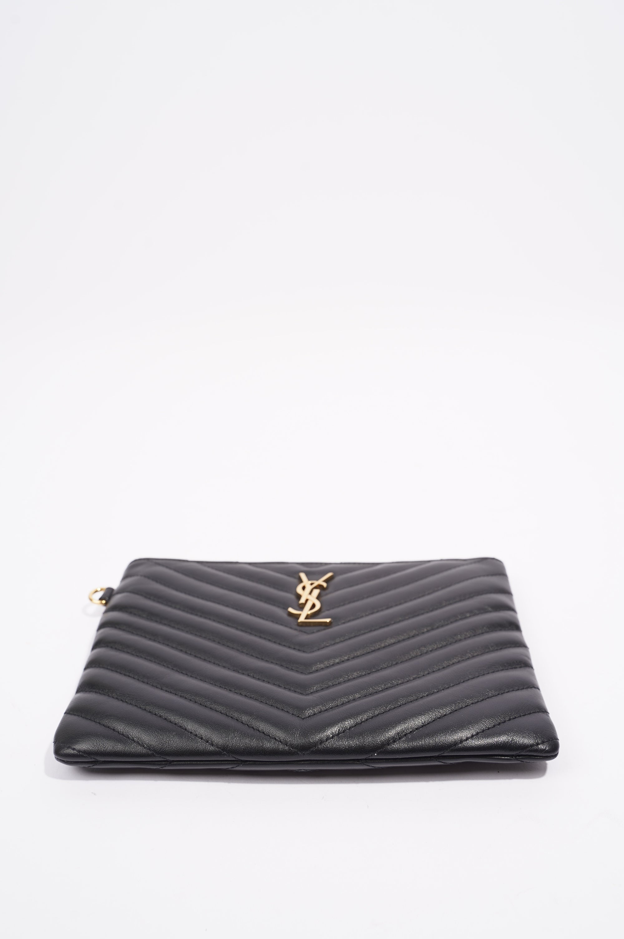 Saint Laurent Womens Pouch Black Small