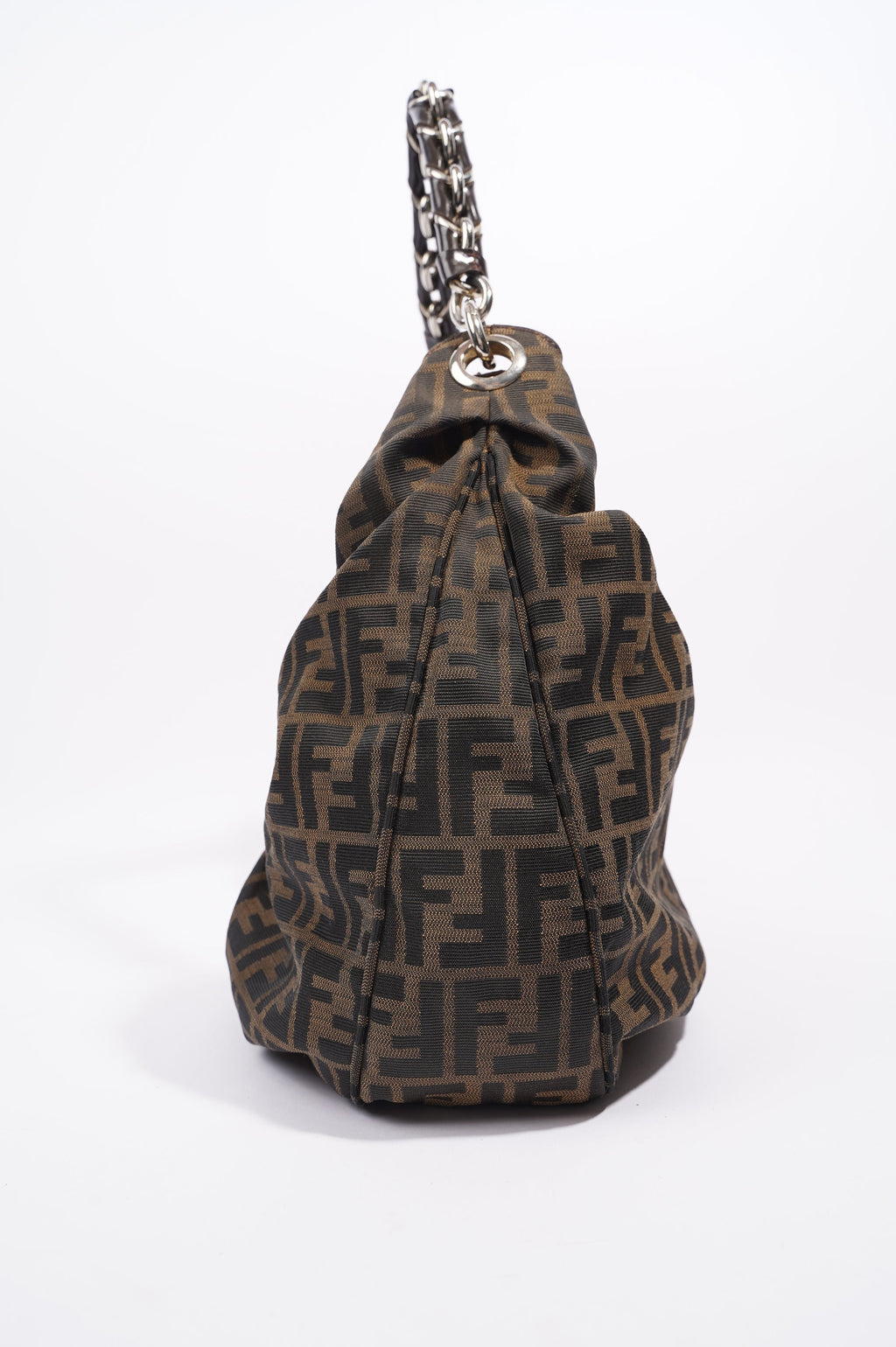 Fendi Womens Mia Hobo Zucca