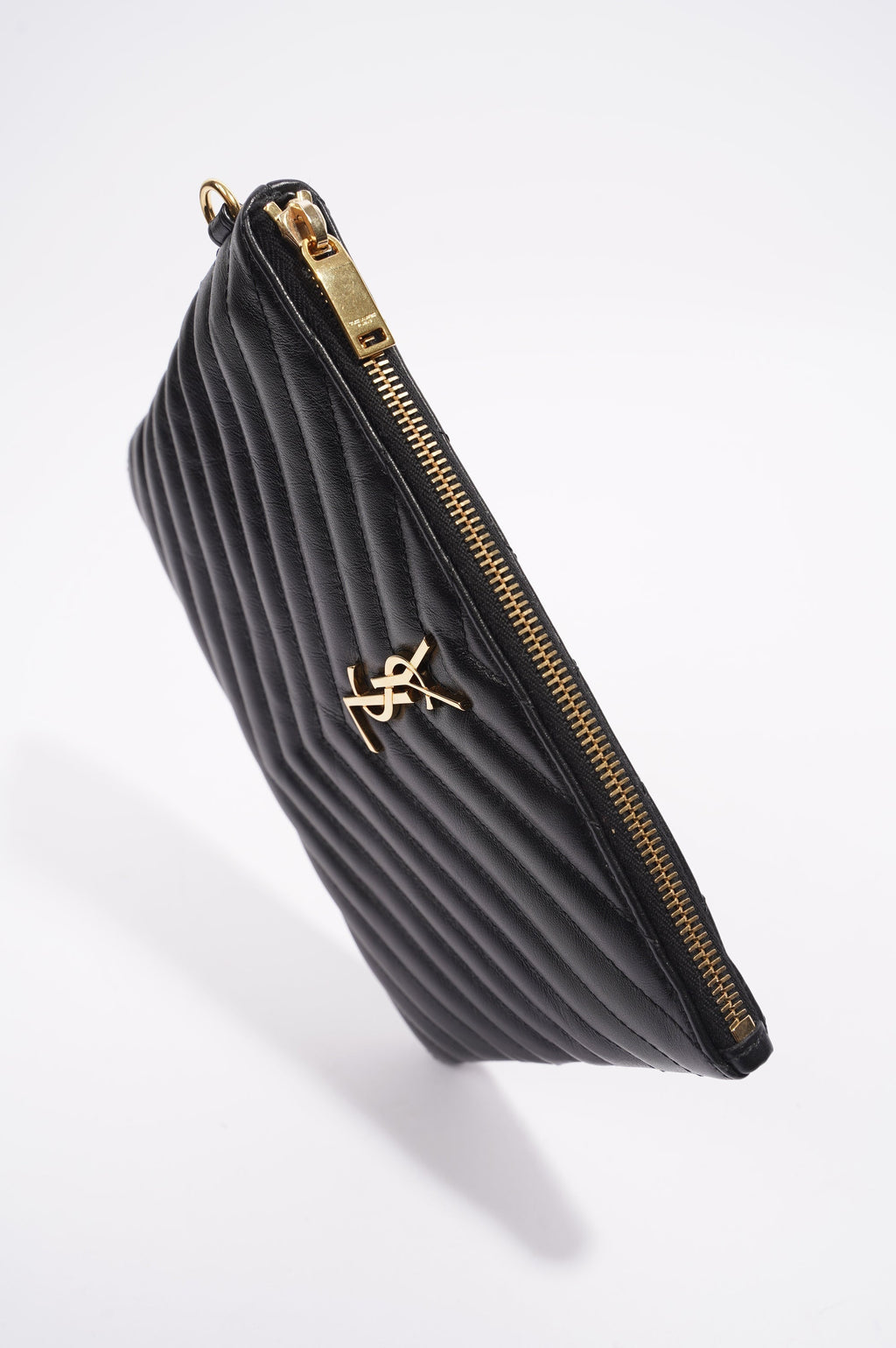 Saint Laurent Womens Pouch Black Small