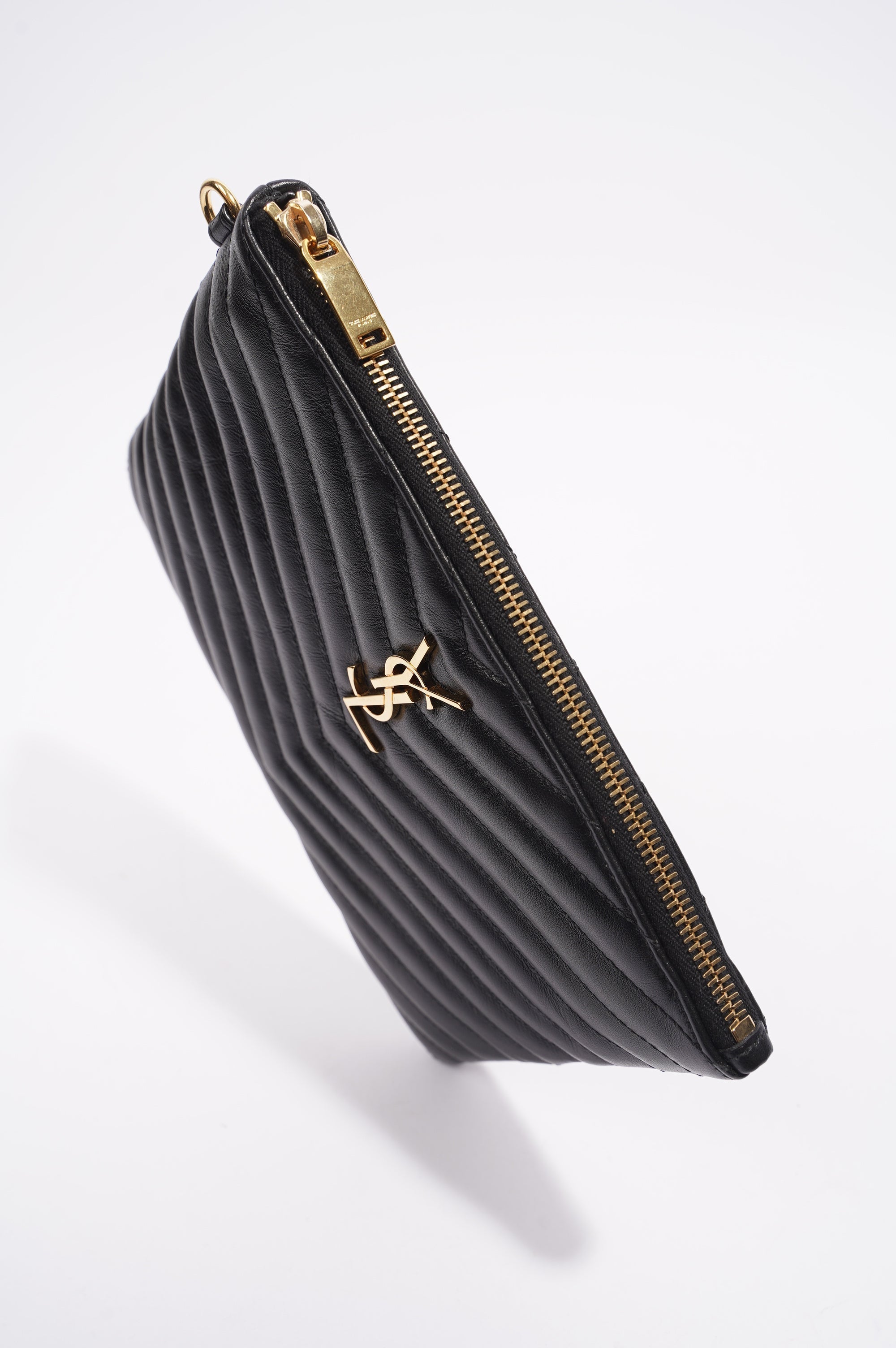 Saint Laurent Womens Pouch Black Small