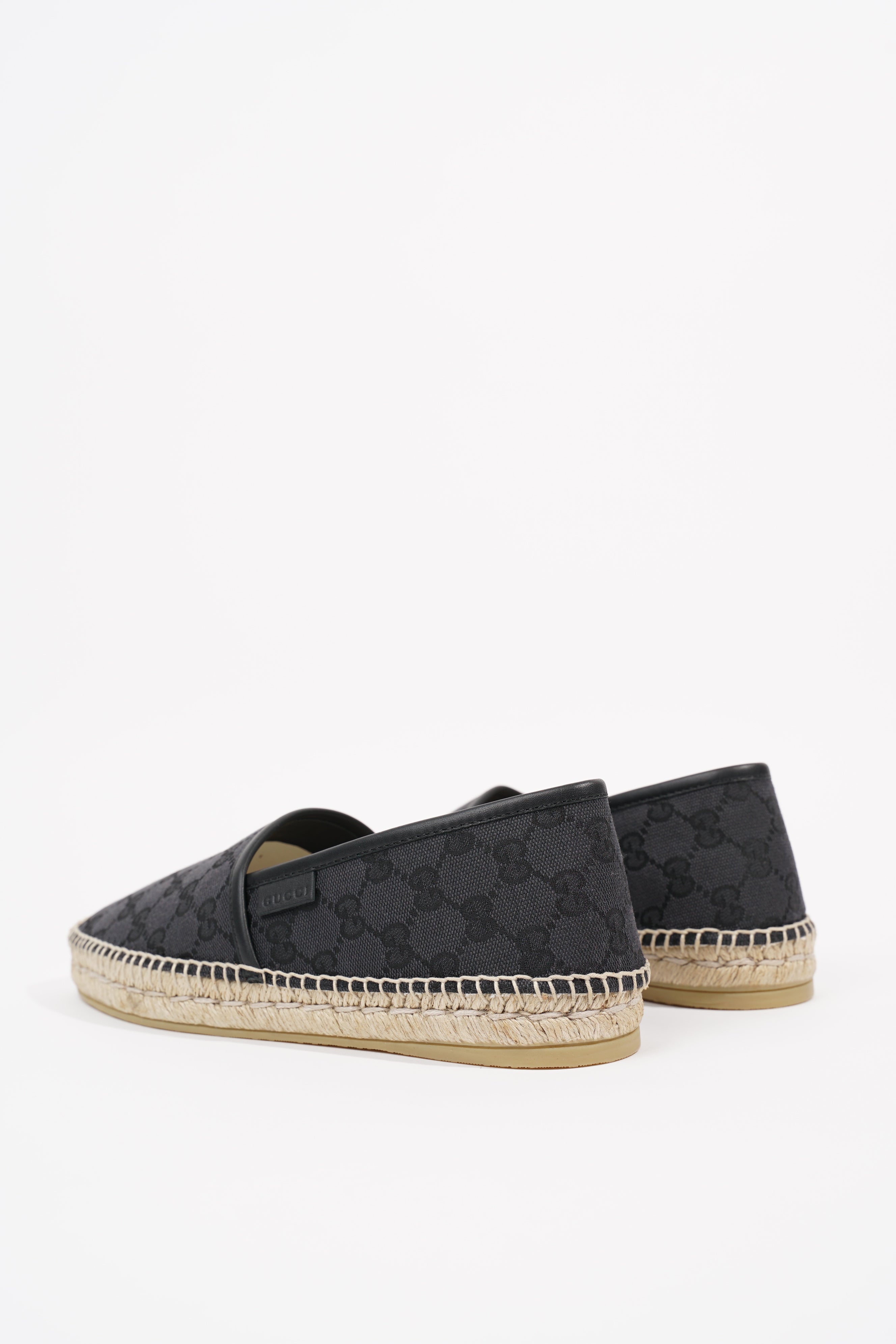 Gucci Womens Espadrilles Black EU 39.5 / UK 6.5