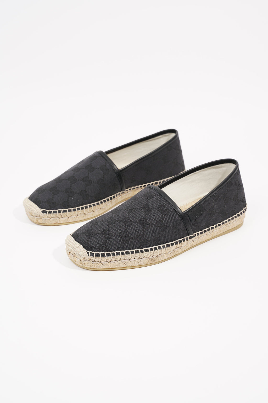 Gucci Womens Espadrilles Black EU 39.5 / UK 6.5
