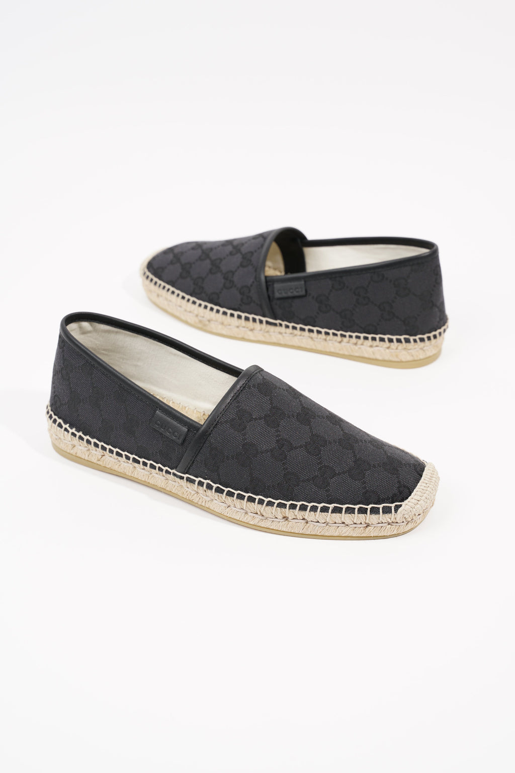 Gucci Womens Espadrilles Black EU 39.5 / UK 6.5
