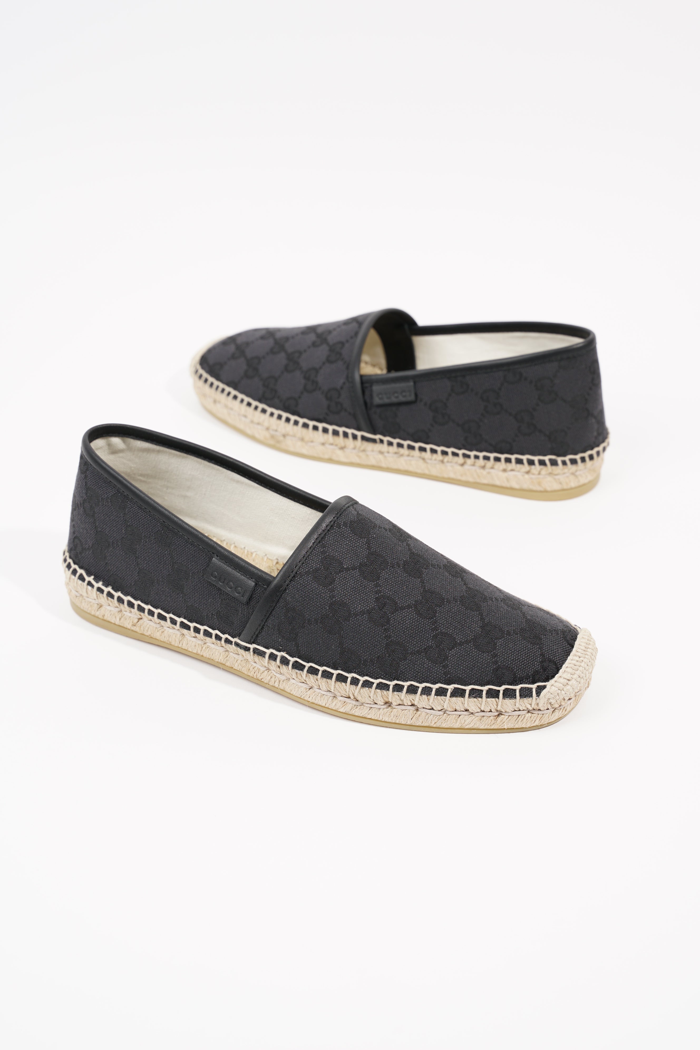 Gucci Womens Espadrilles Black EU 39.5 / UK 6.5