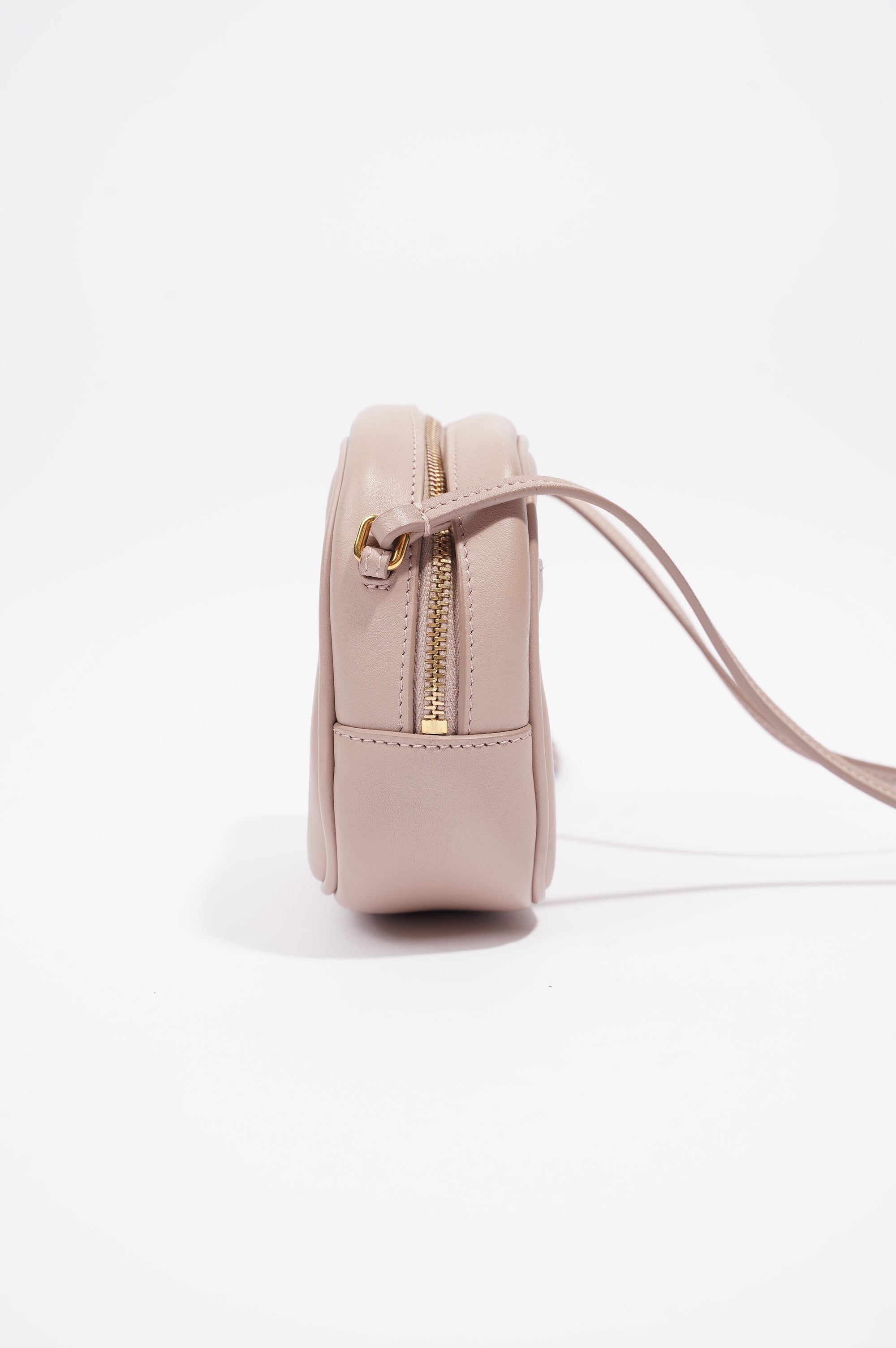 Saint Laurent Womens Blogger Crossbody Bag Pink Leather