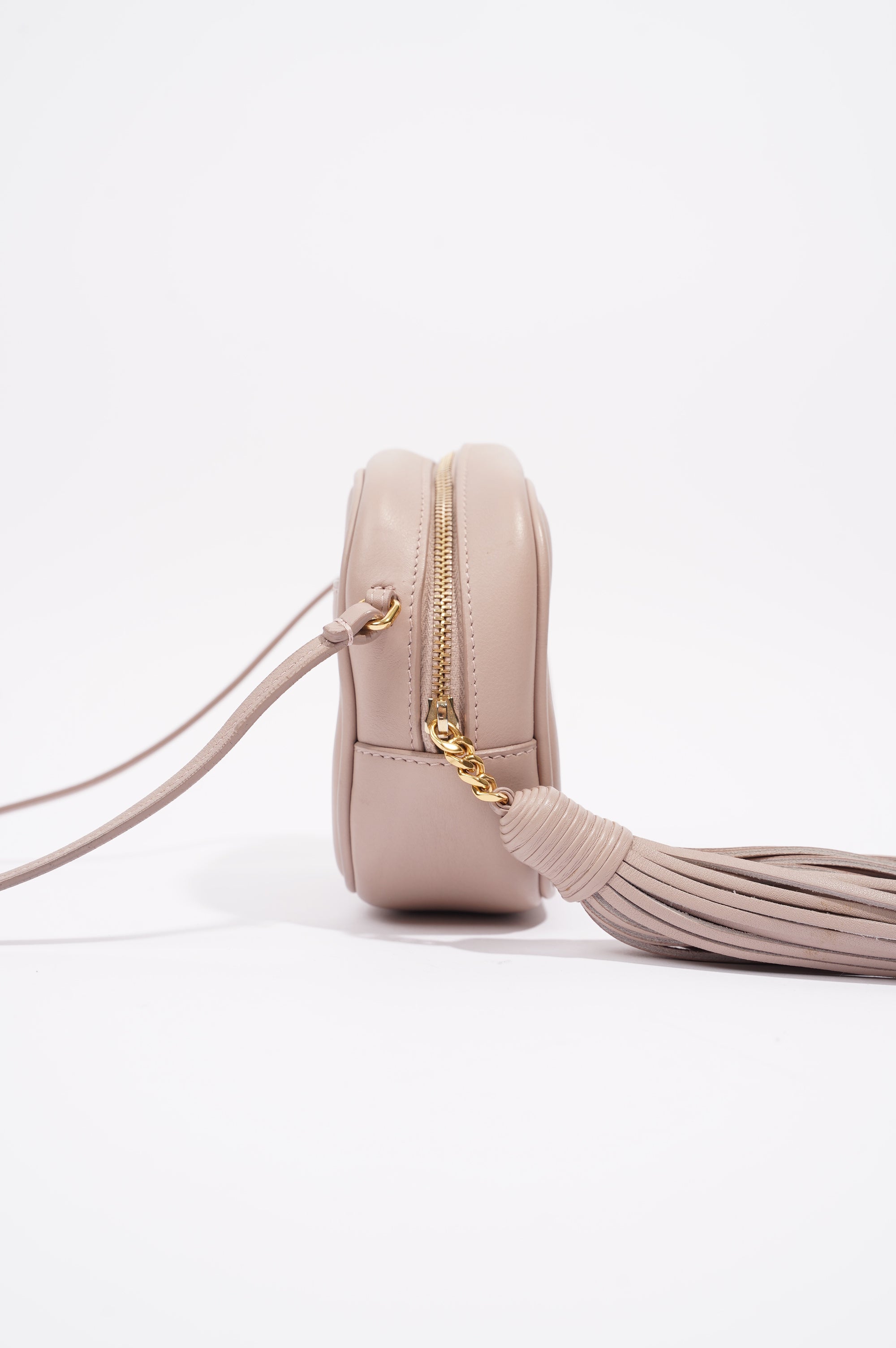 Saint Laurent Womens Blogger Crossbody Bag Pink Leather