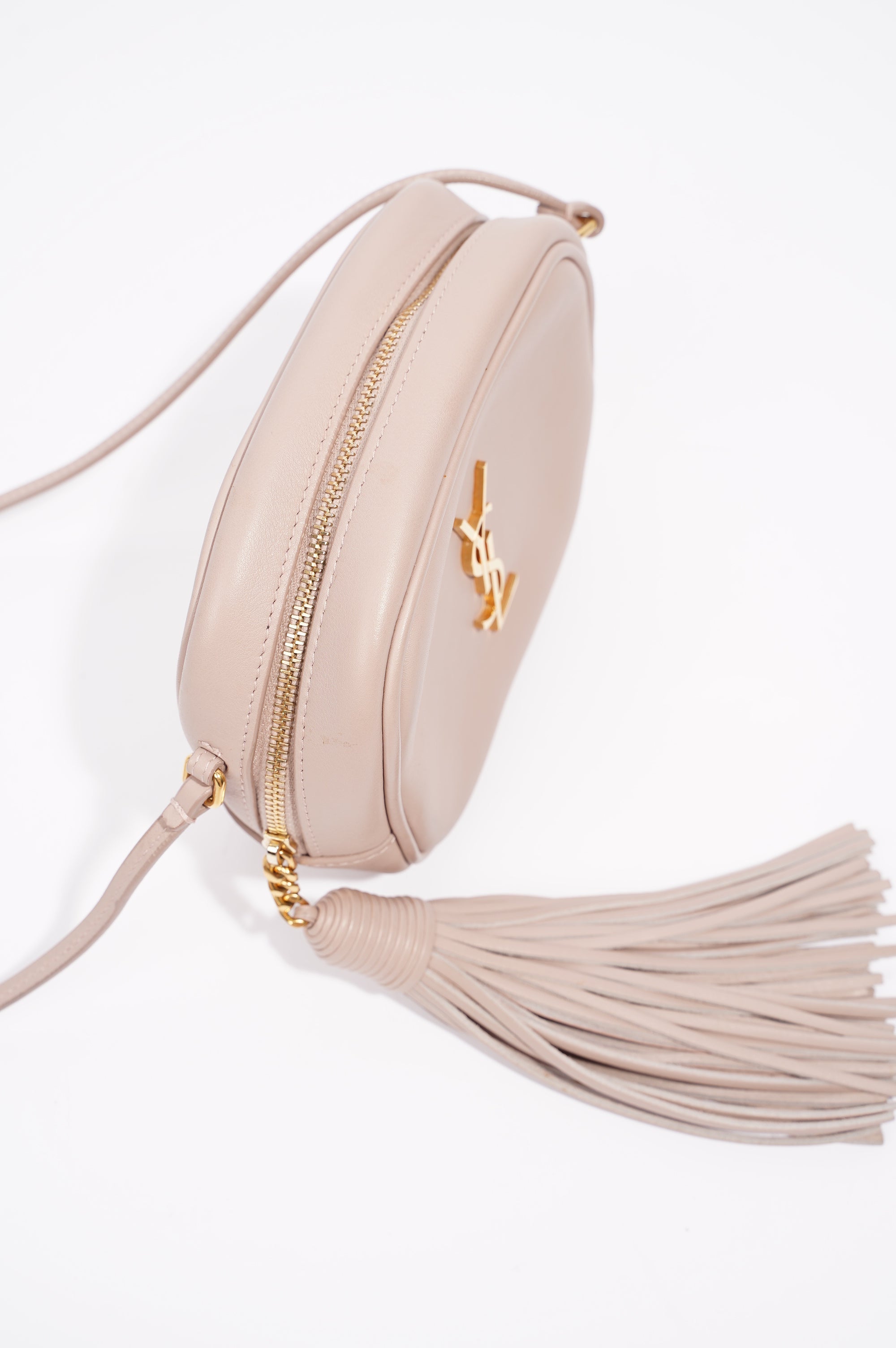 Saint Laurent Womens Blogger Crossbody Bag Pink Leather
