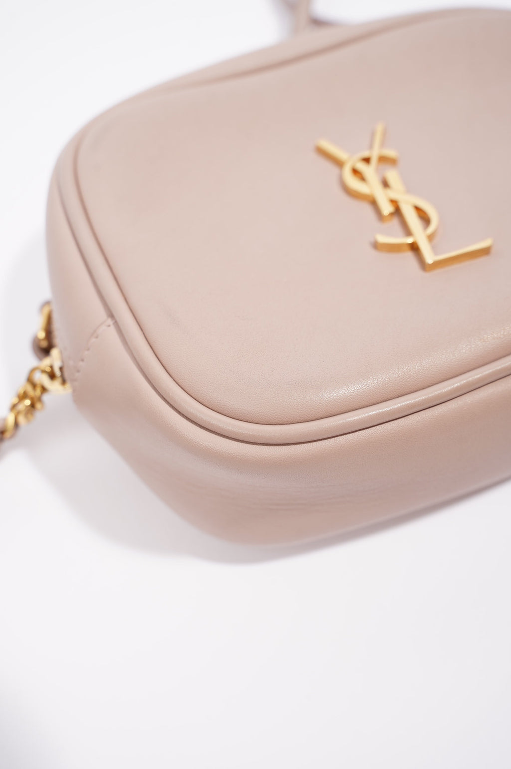 Saint Laurent Womens Blogger Crossbody Bag Pink Leather