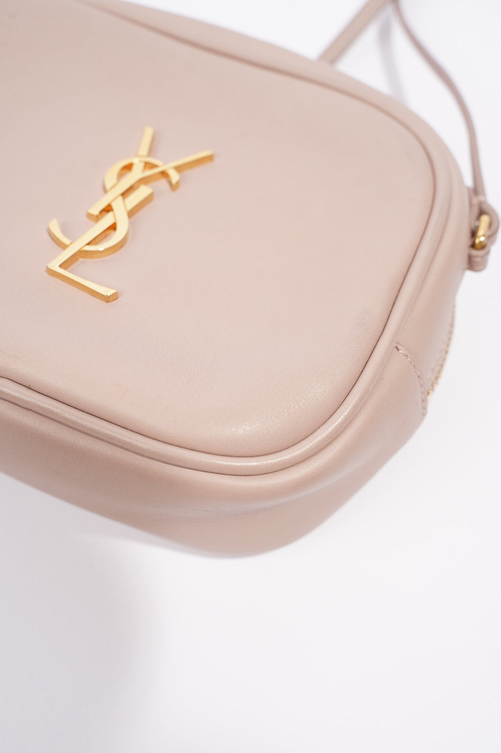 Saint Laurent Womens Blogger Crossbody Bag Pink Leather