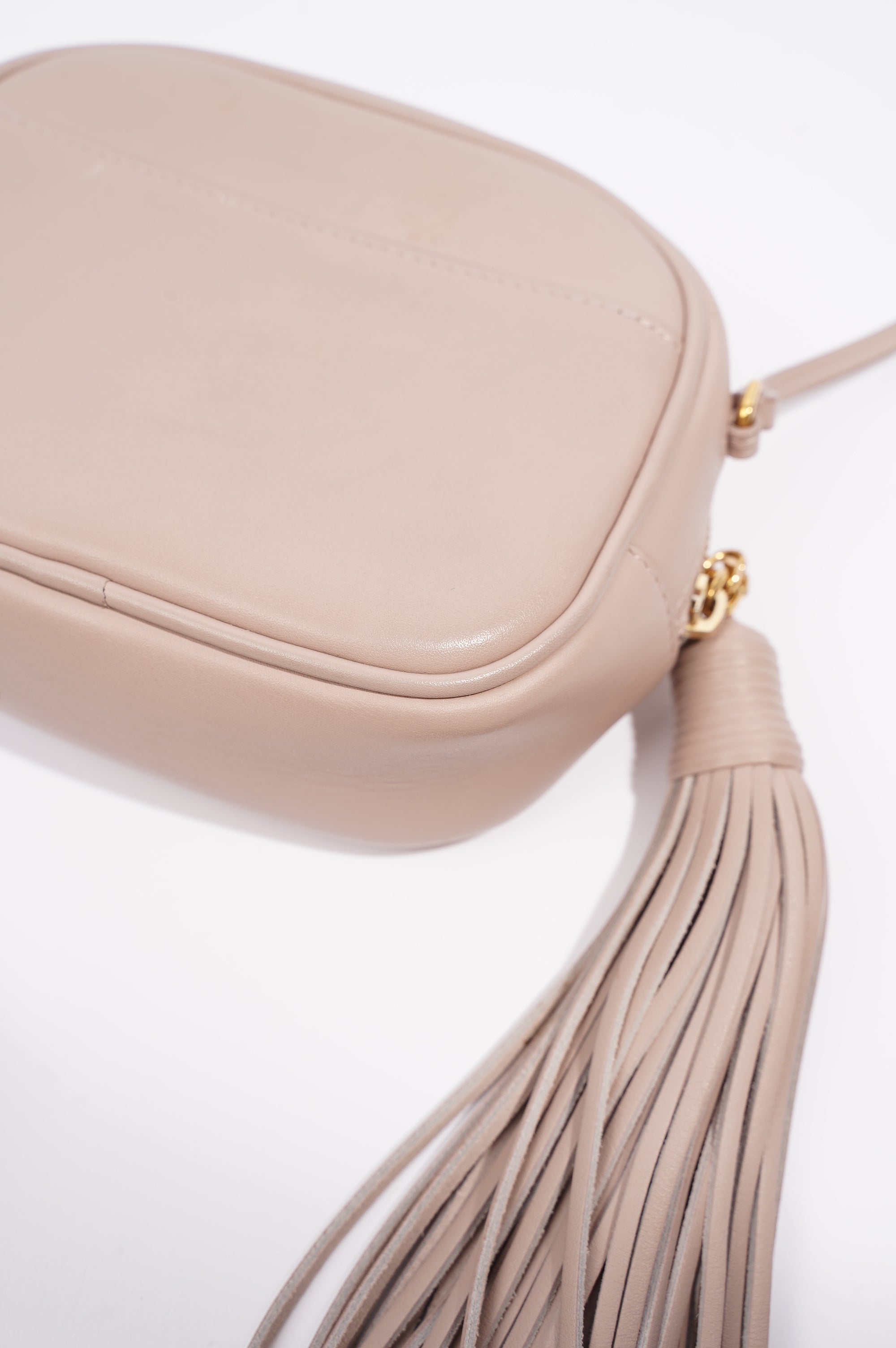 Saint Laurent Womens Blogger Crossbody Bag Pink Leather