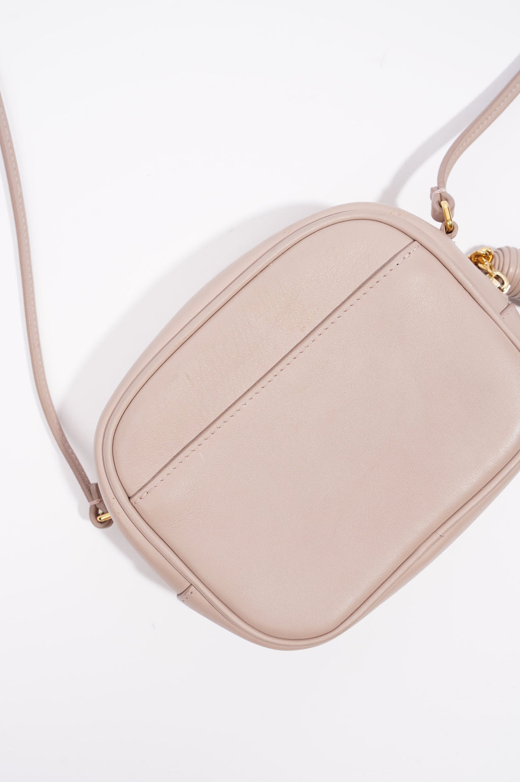 Saint Laurent Womens Blogger Crossbody Bag Pink Leather