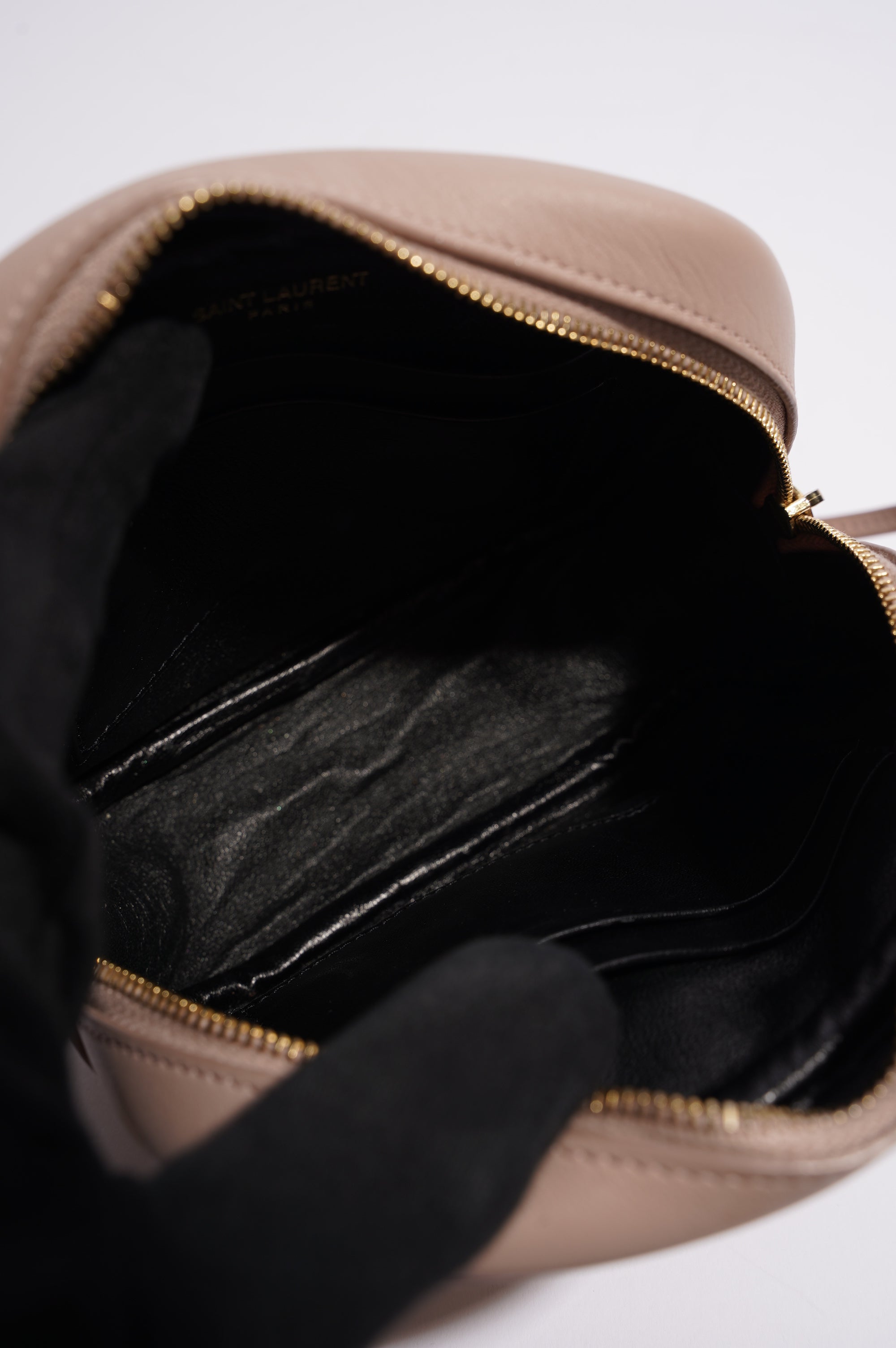 Saint Laurent Womens Blogger Crossbody Bag Pink Leather