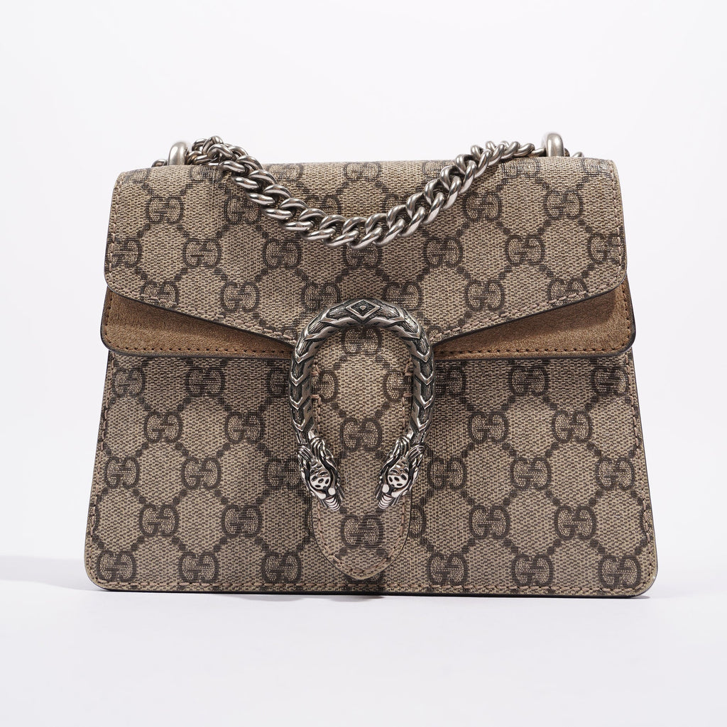 Gucci Dionysus GG Supreme Bag Brown Canvas Mini