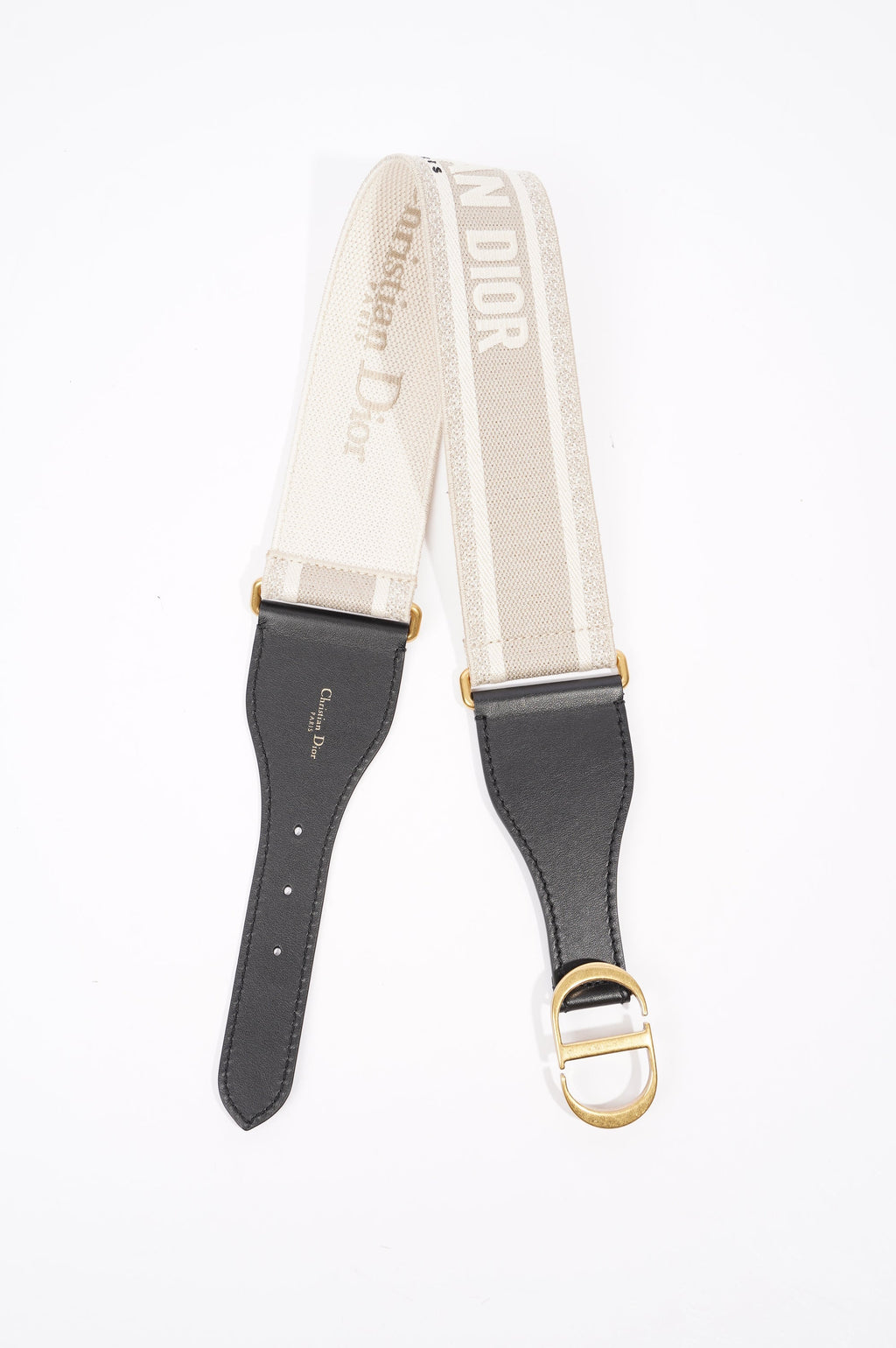 Christian Dior Womens Belt White 75