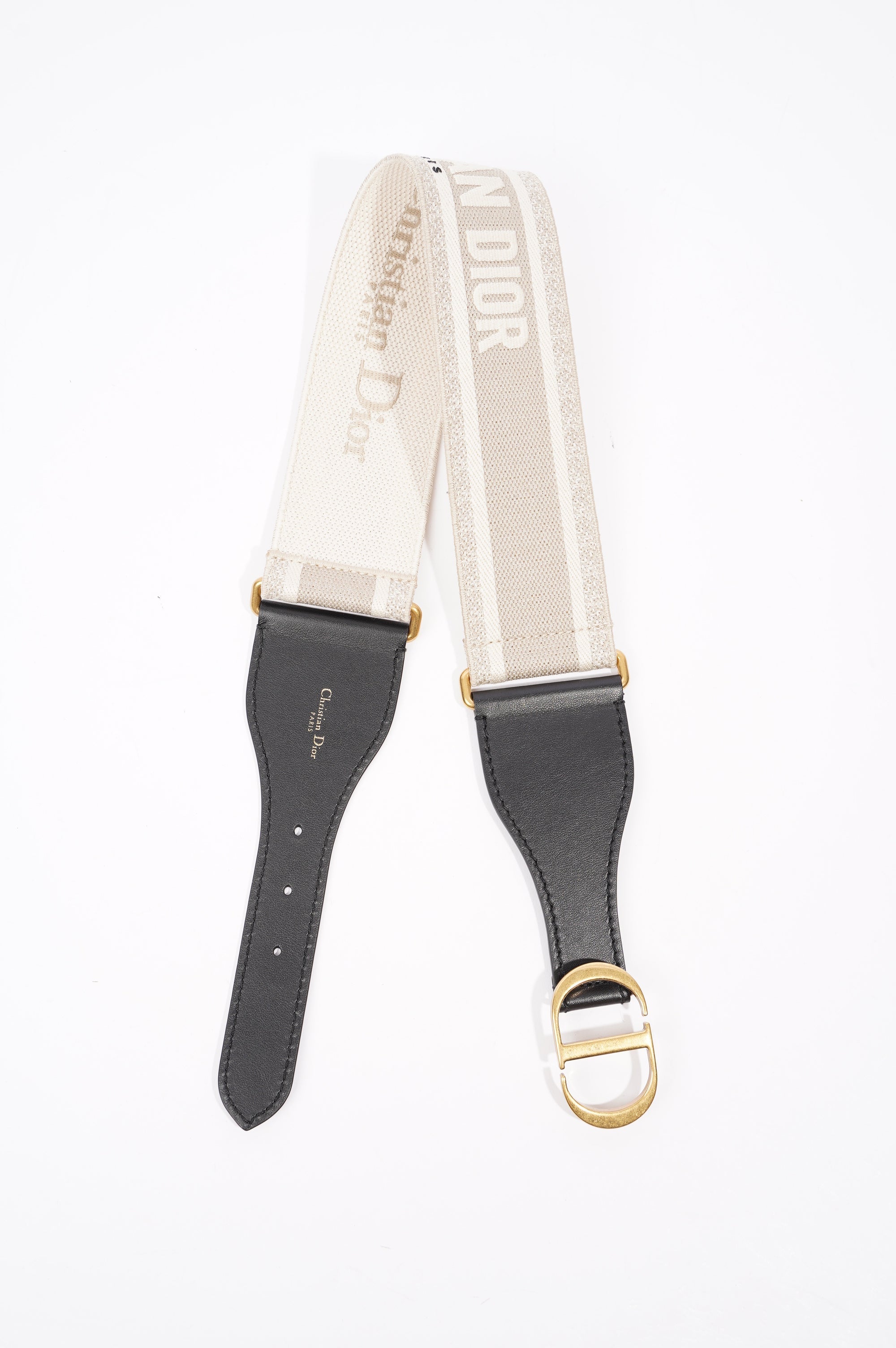 Christian Dior Womens Belt White 75