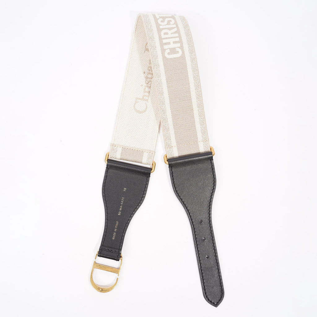 Christian Dior Womens Belt White 75