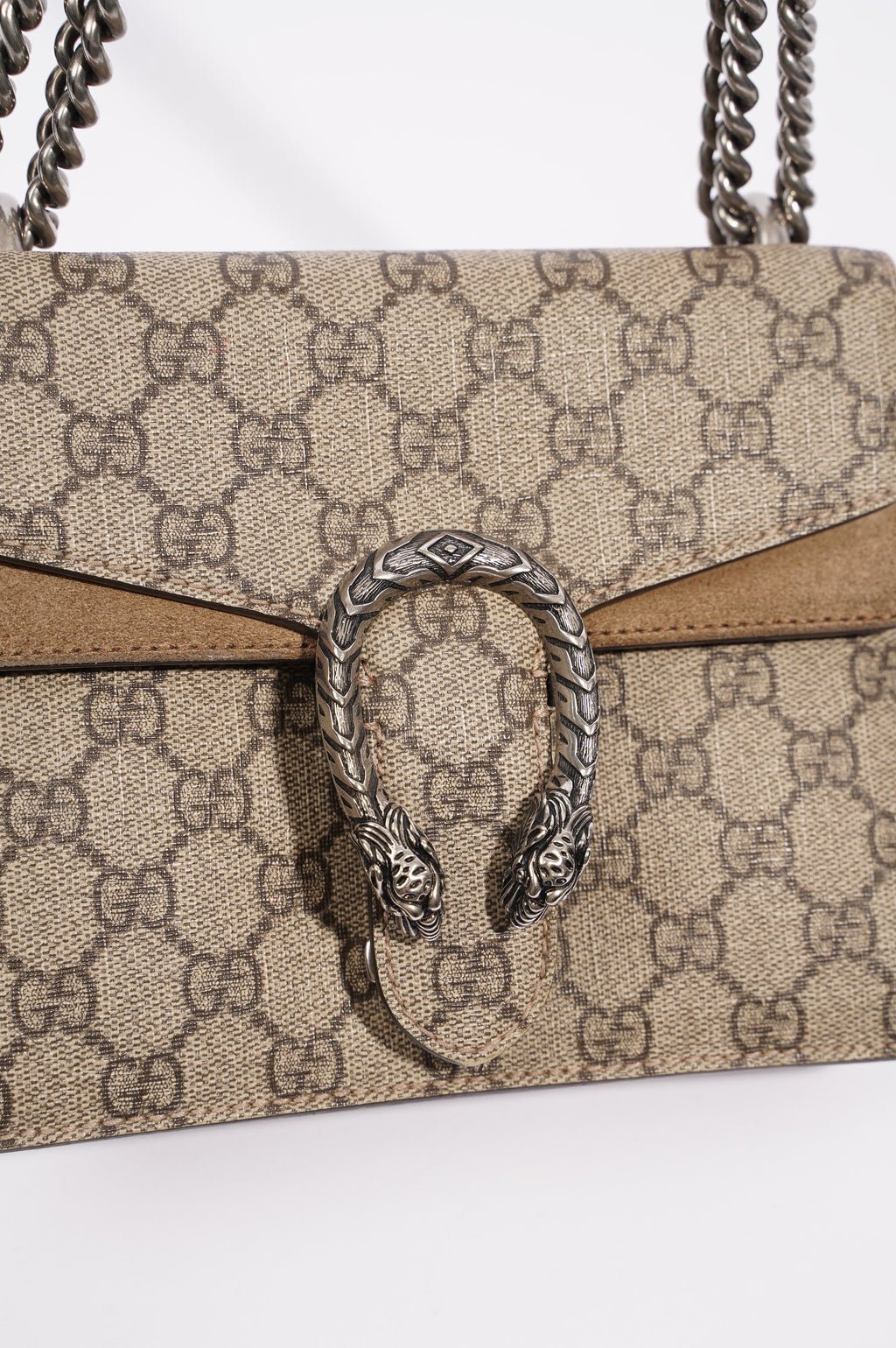 Gucci Dionysus GG Supreme Bag Brown Canvas Mini