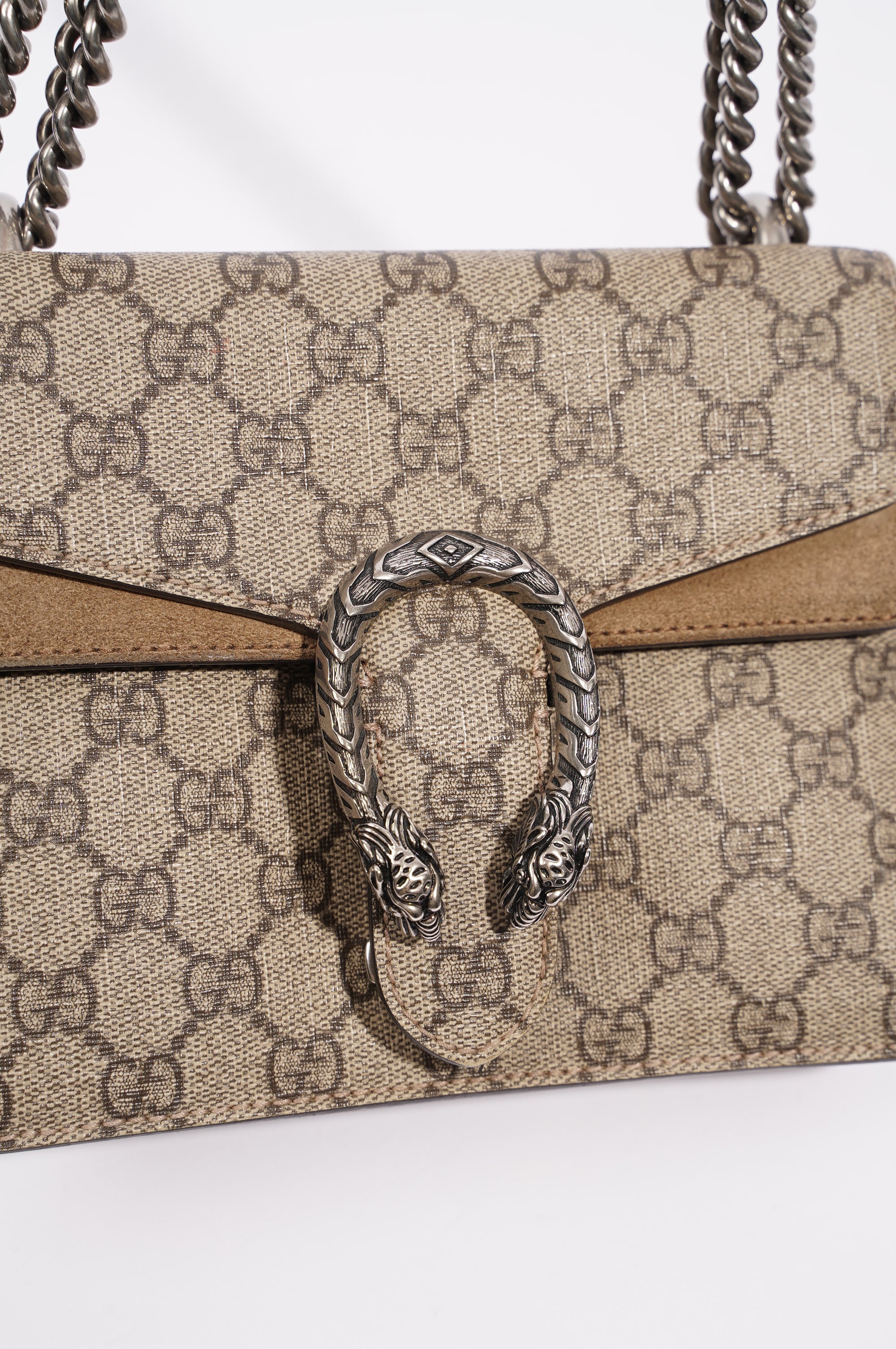Gucci Dionysus GG Supreme Bag Brown Canvas Mini