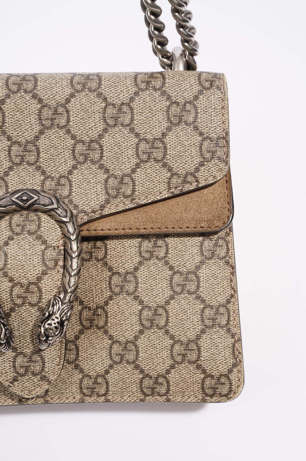 Gucci Dionysus GG Supreme Bag Brown Canvas Mini