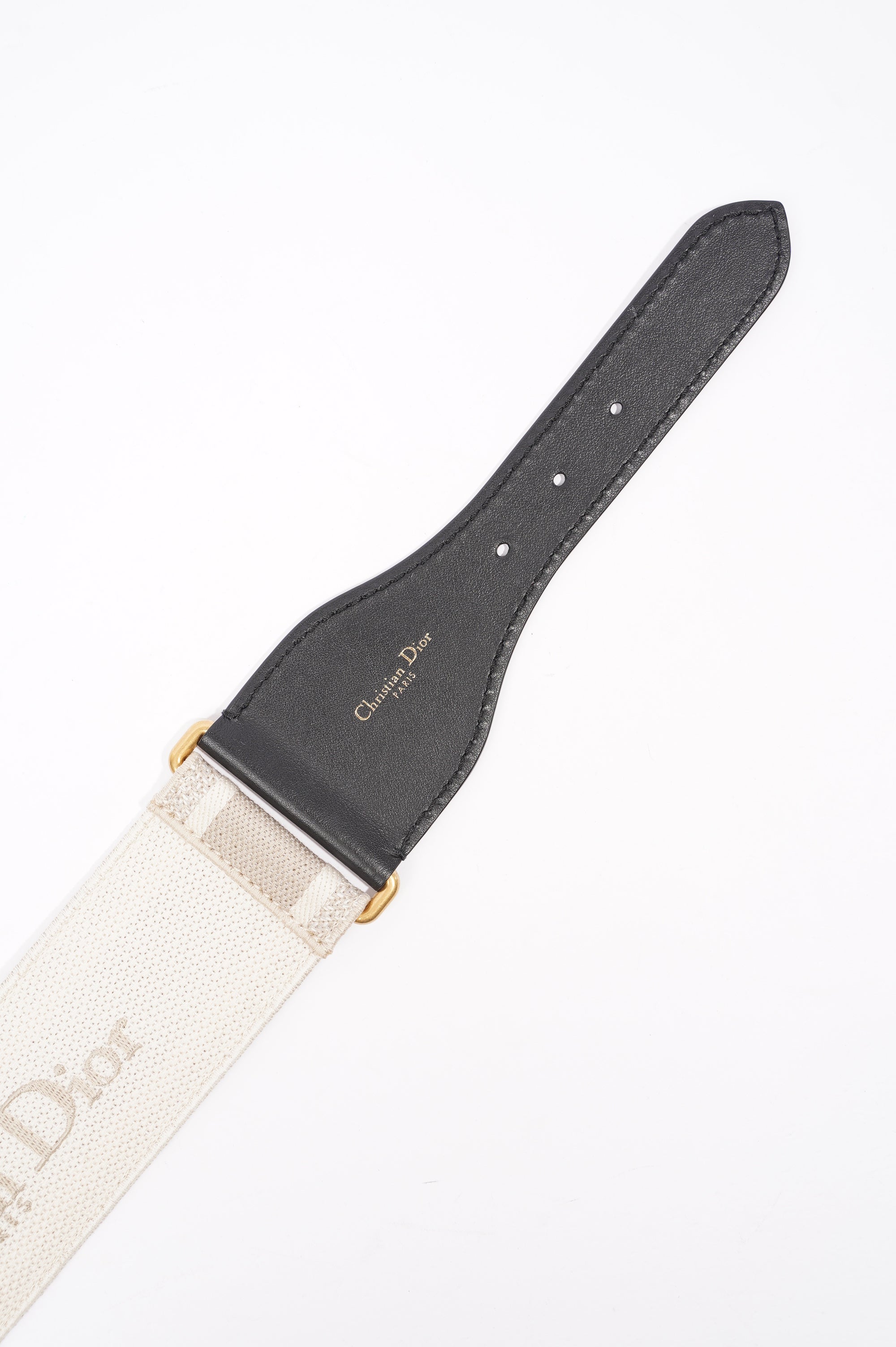 Christian Dior Womens Belt White 75