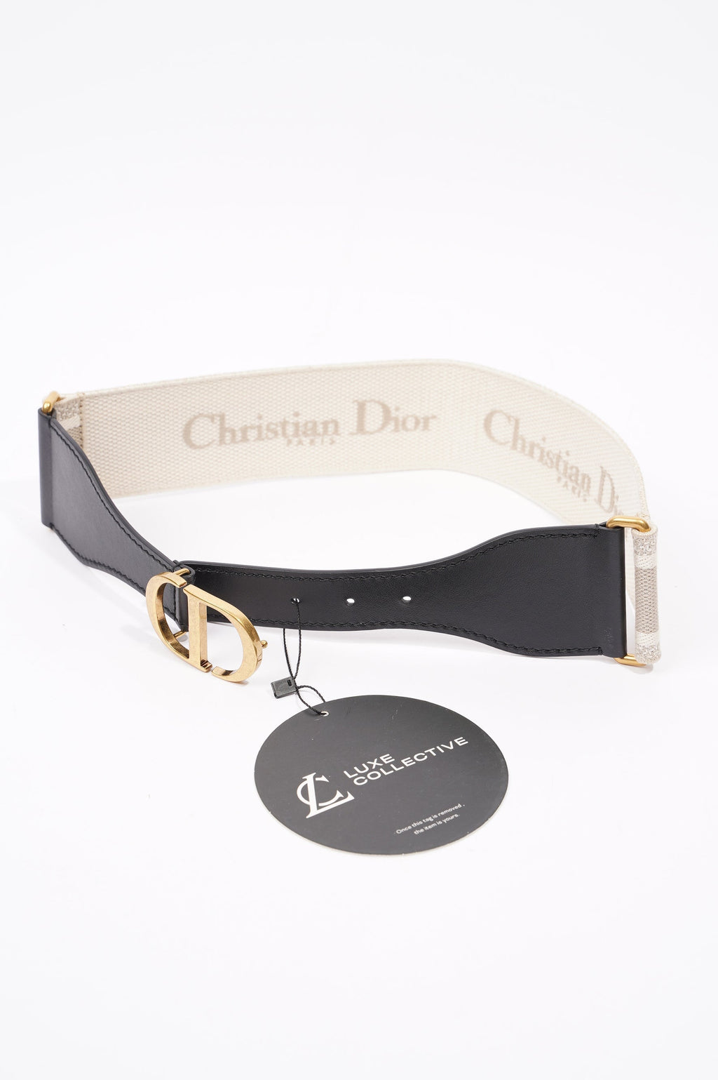 Christian Dior Womens Belt White 75