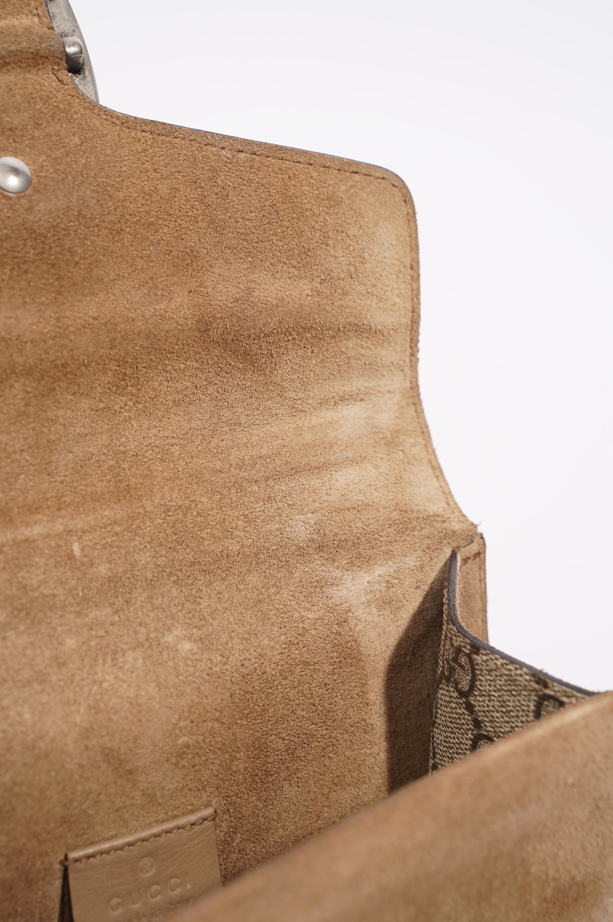 Gucci Dionysus GG Supreme Bag Brown Canvas Mini