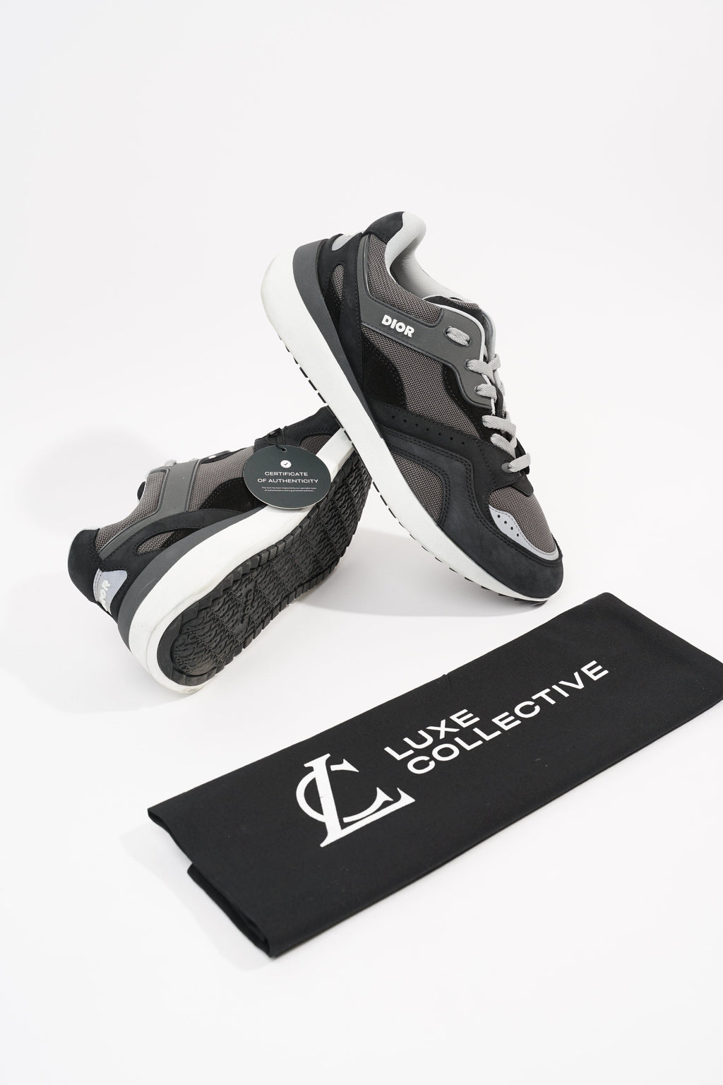 Christian Dior Mens B29 Sneaker Grey / Black EU 42 / UK 8