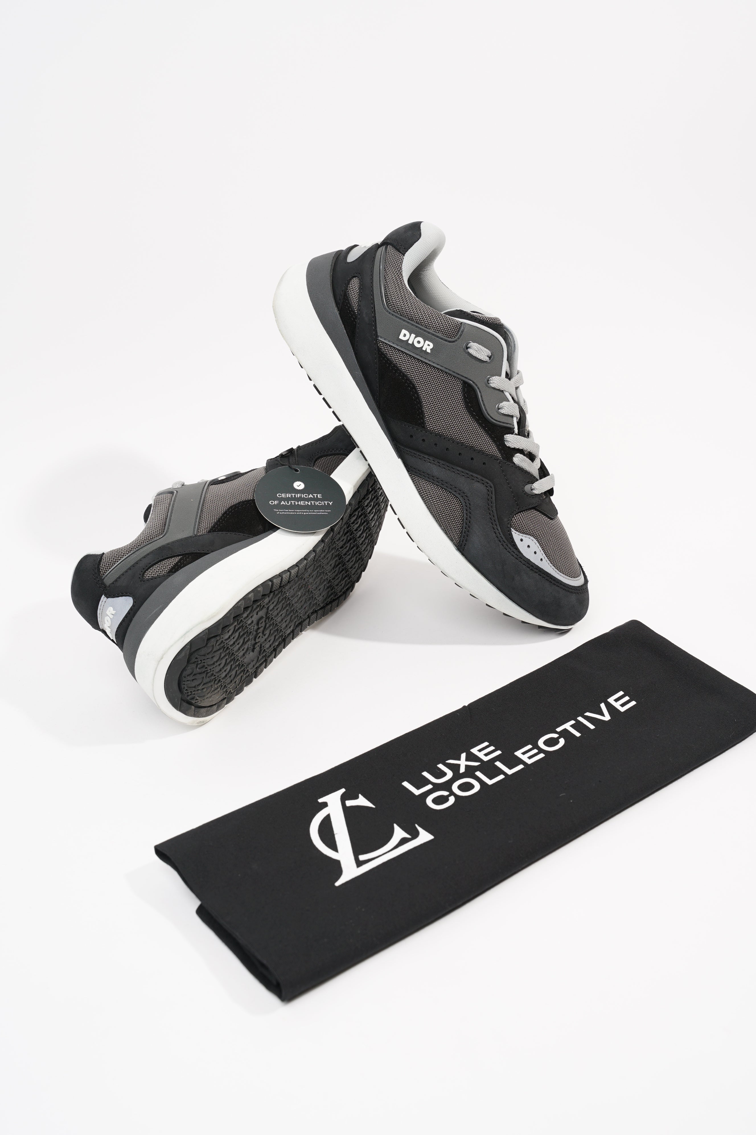 Christian Dior Mens B29 Sneaker Grey / Black EU 42 / UK 8