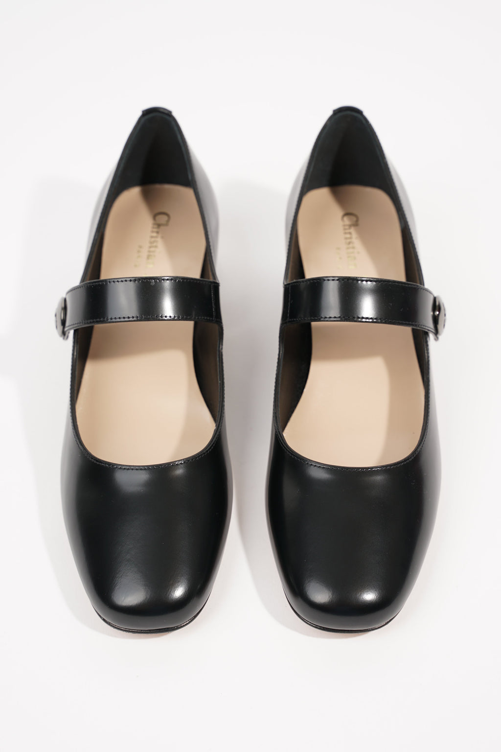 Christian Dior Womens D Doll Mary Jane Black EU 38 / UK 5