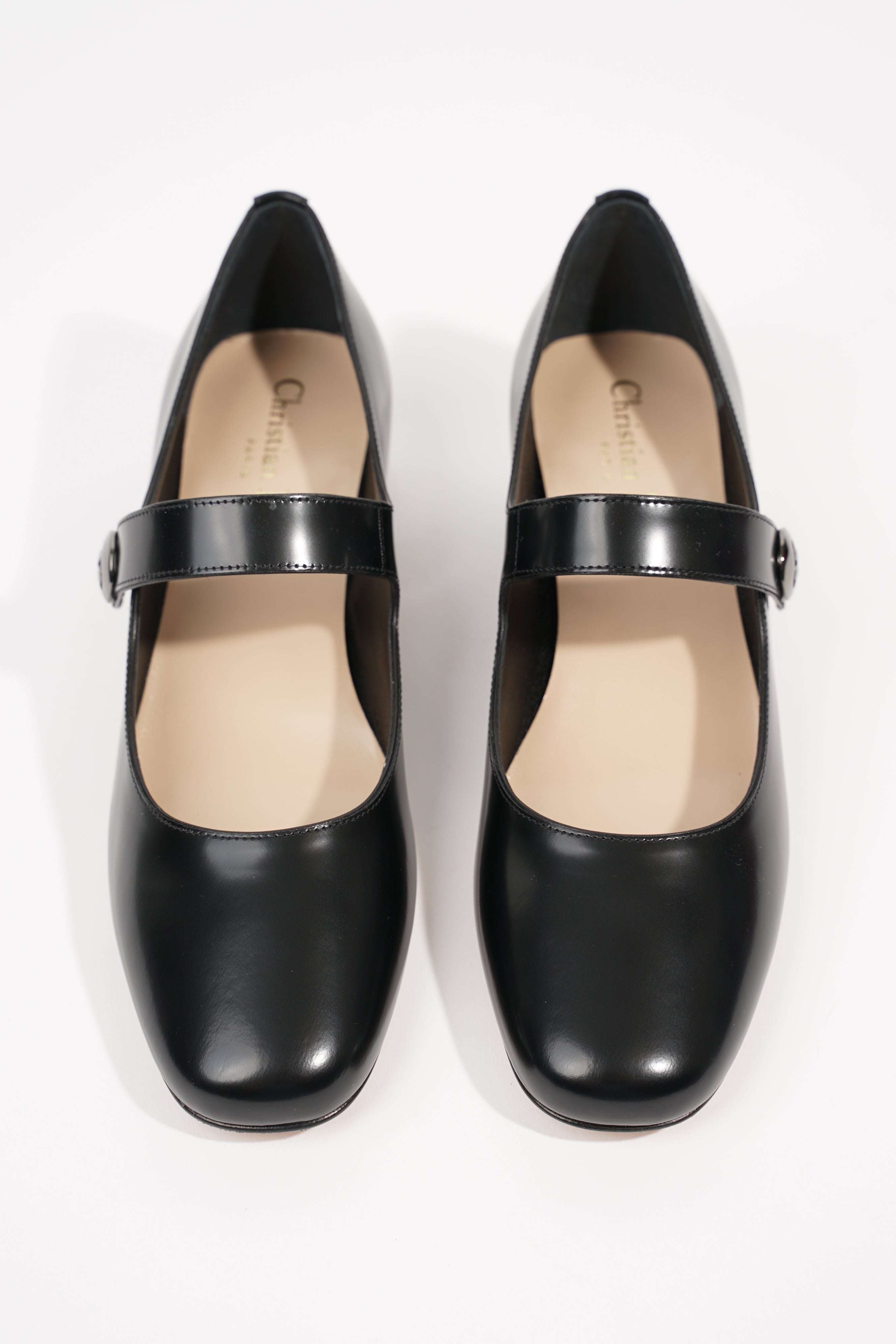 Christian Dior Womens D Doll Mary Jane Black EU 38 / UK 5