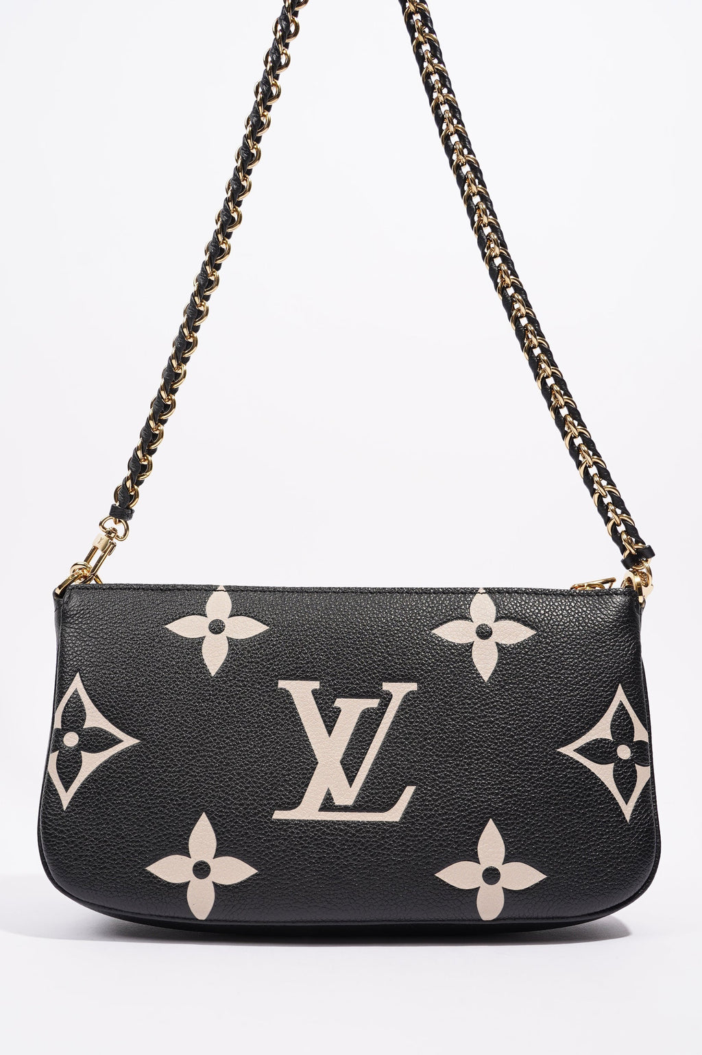 Louis Vuitton Womens Multi Pochette Accessoire Black / Beige