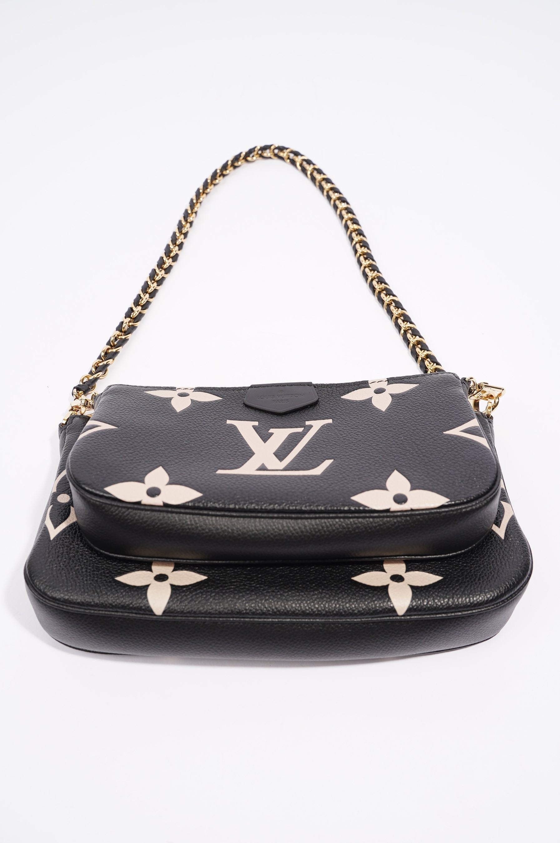Louis Vuitton Womens Multi Pochette Accessoire Black / Beige