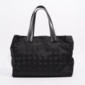 Chanel Womens Vintage Travel Line Tote Black