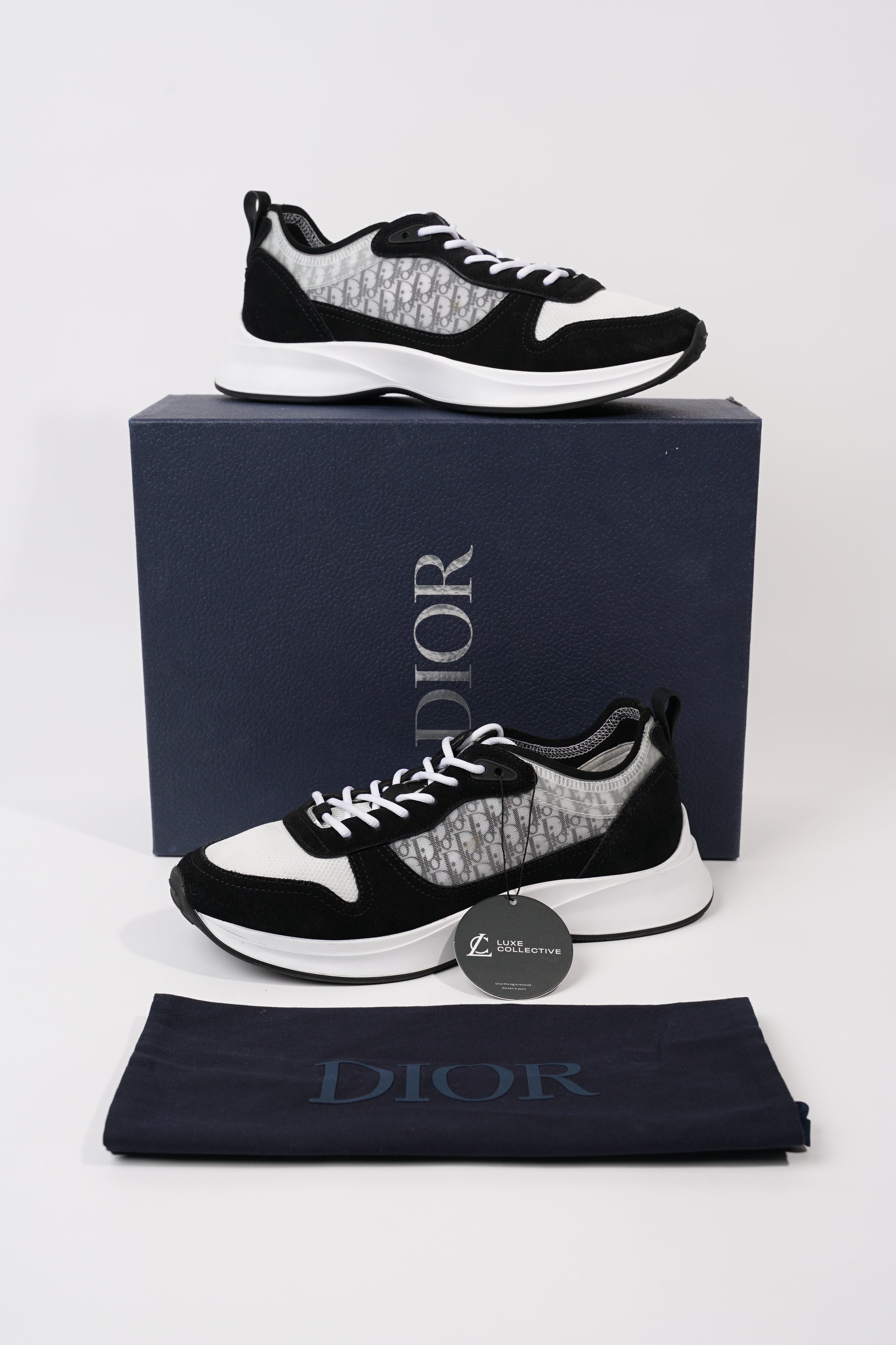 Dior Mens B25 Black / Grey EU 41 / UK 7