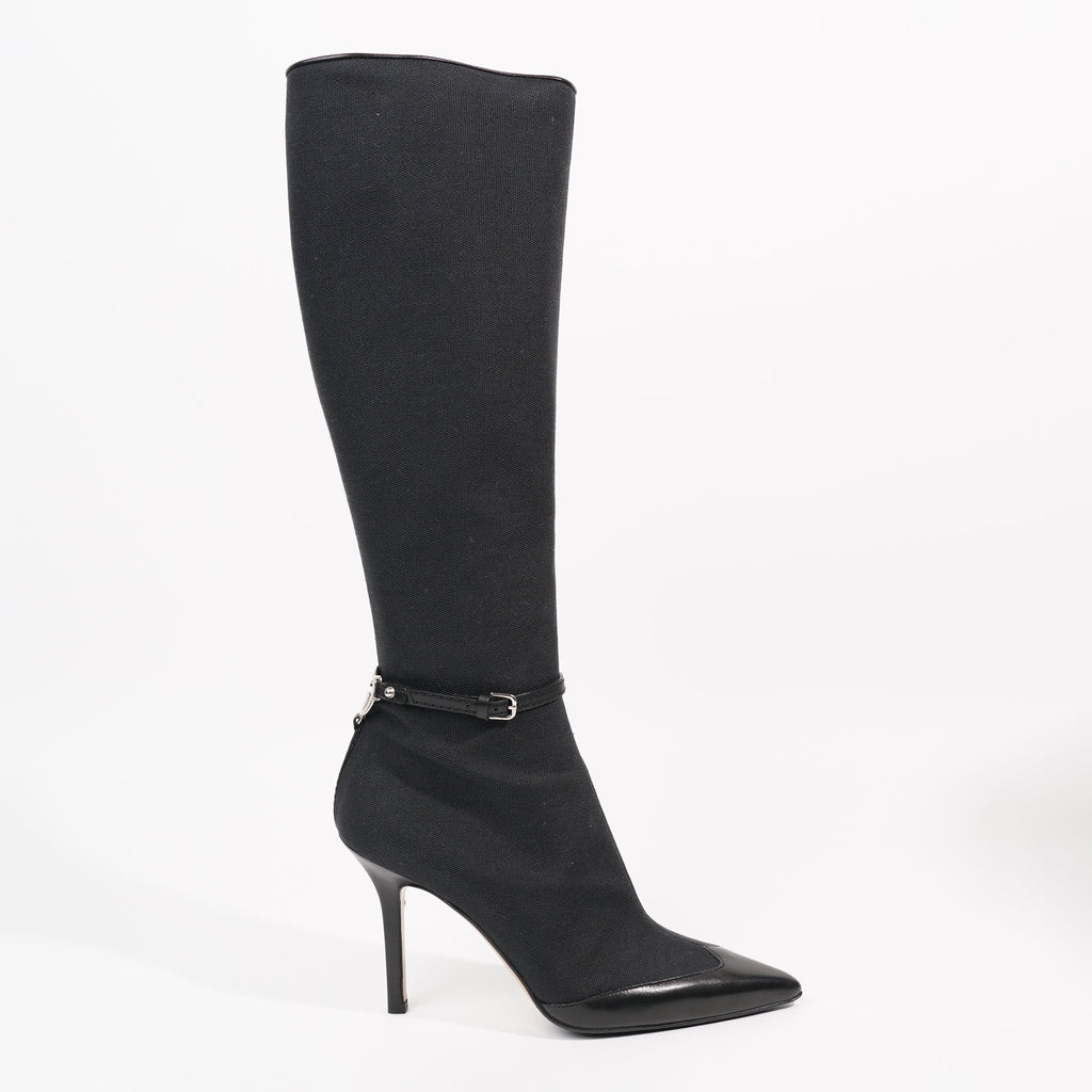Gucci Womens Knee High Boots Black EU 36.5 / UK 3.5