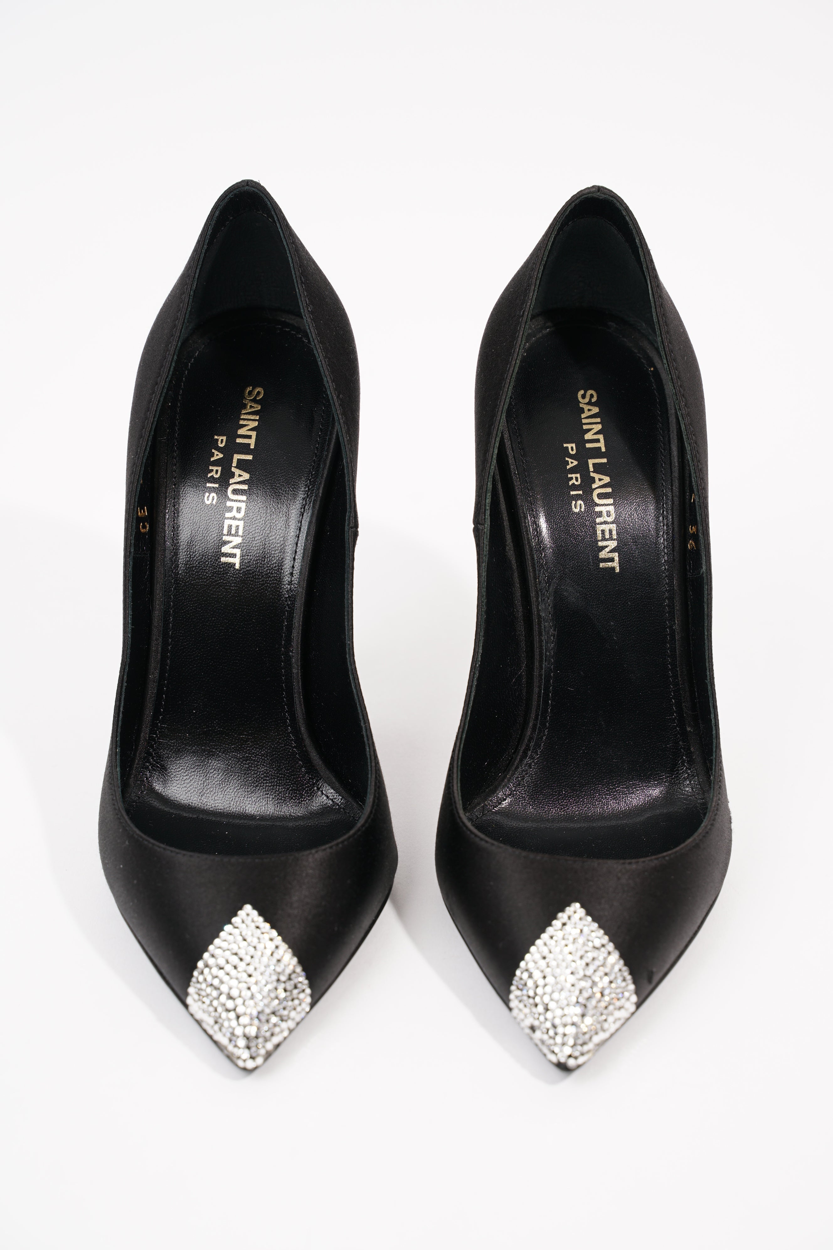 Saint Laurent Womens Tower 110 Black / Silver EU 36 / UK 3