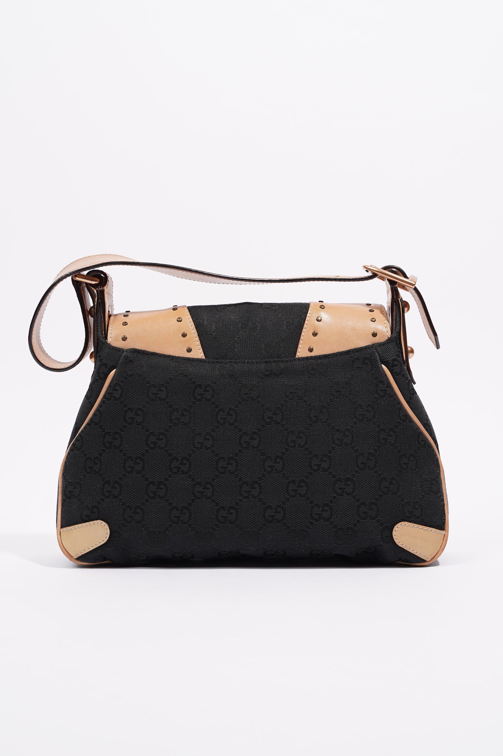 Gucci Womens Vintage Sac A Main Black / Brown