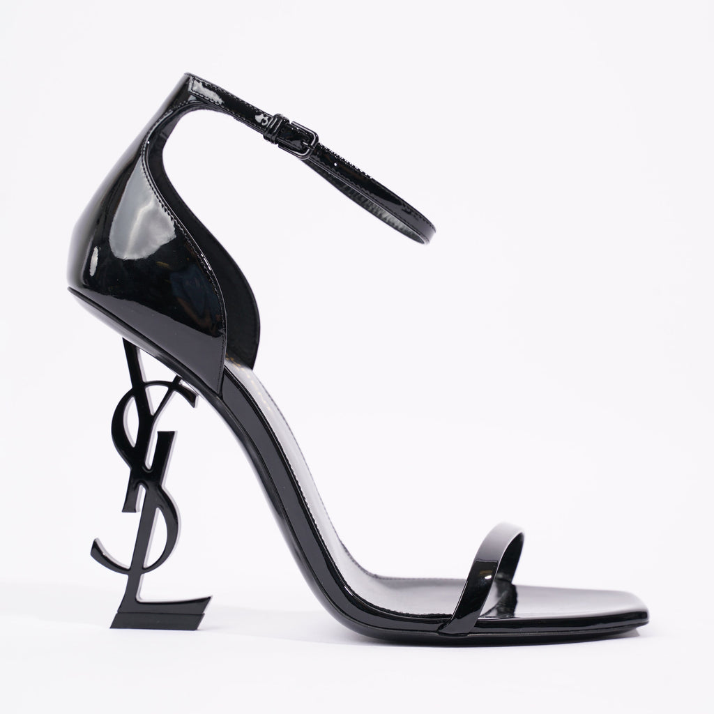 Saint Laurent Womens Opyum 110 Patent Black EU 38 / UK 5