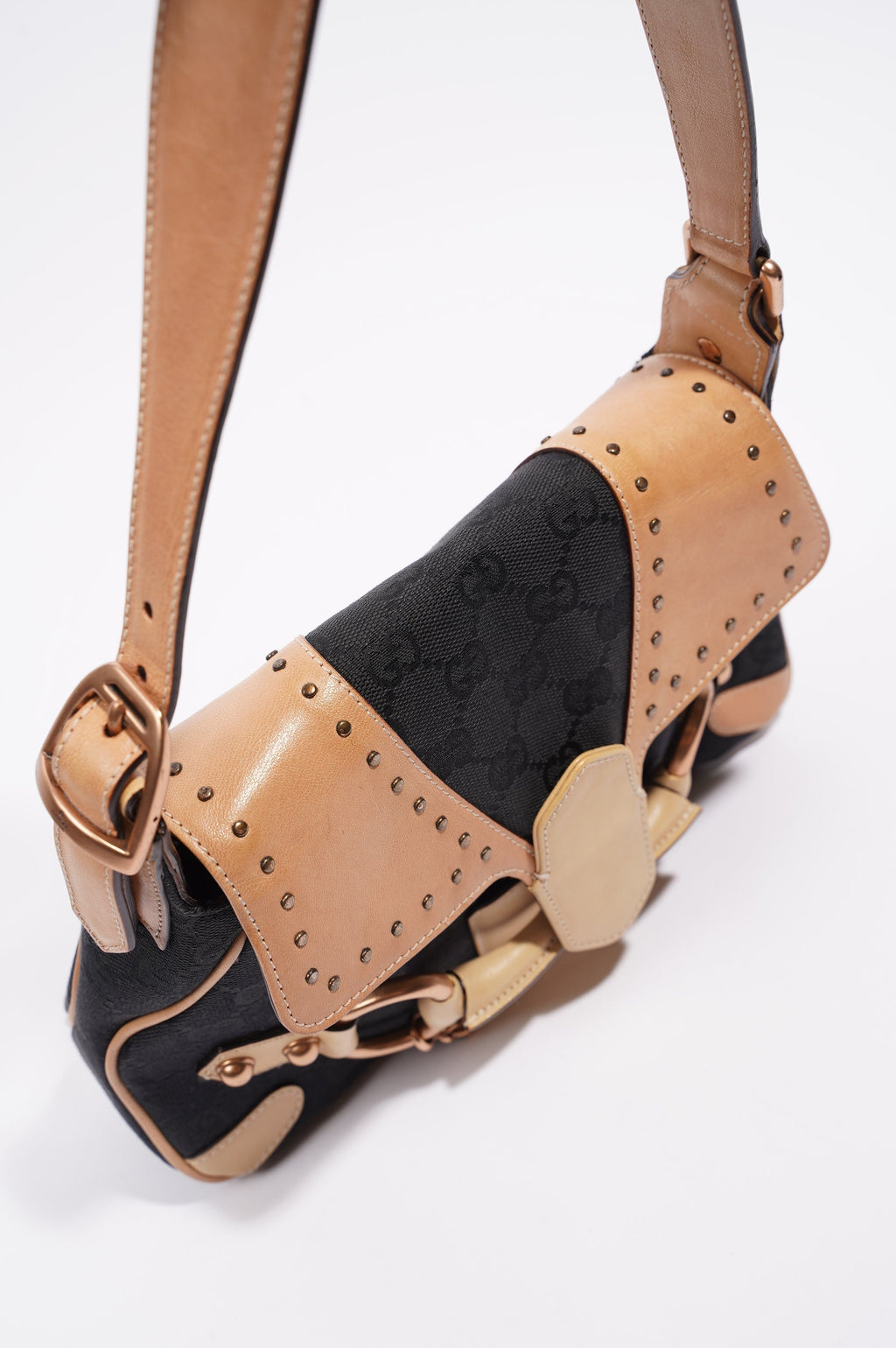 Gucci Womens Vintage Sac A Main Black / Brown