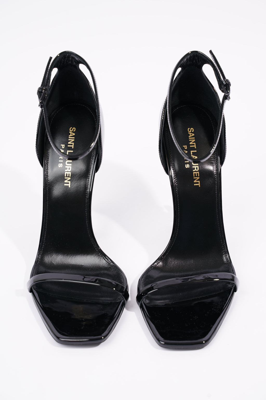 Saint Laurent Womens Opyum 110 Patent Black EU 38 / UK 5