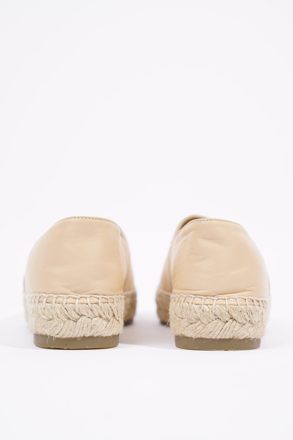Chanel Womens Espadrilles Beige / Black EU 37 / UK 4