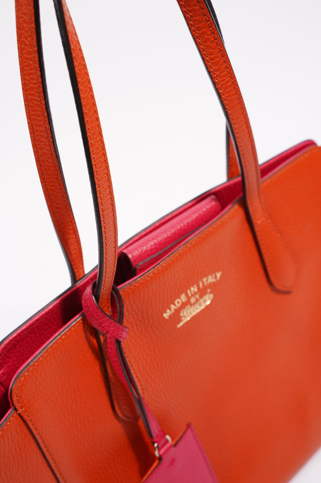 Gucci Womens Swing Tote Burnt Orange