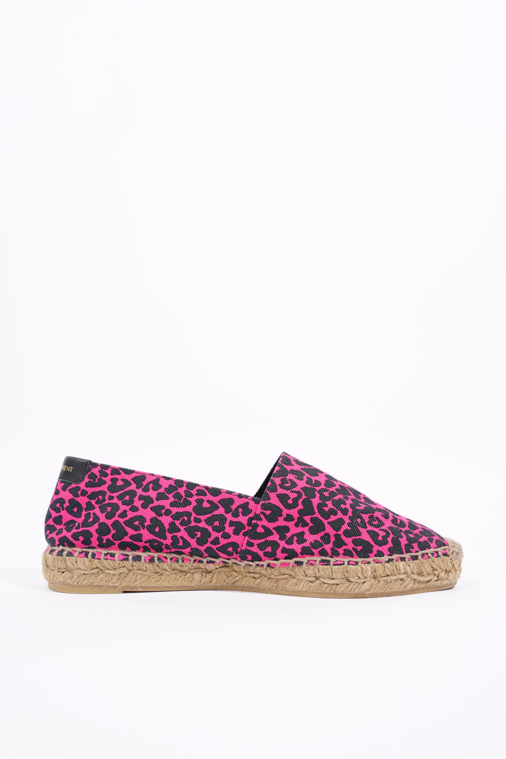 Saint Laurent Womens Espadrilles Pink / Black EU 36 / UK 3