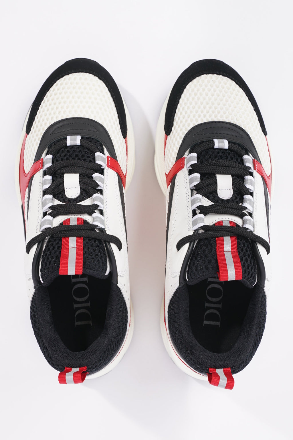 Christian Dior Womens B22 White / Black / Red EU 37 / UK 4