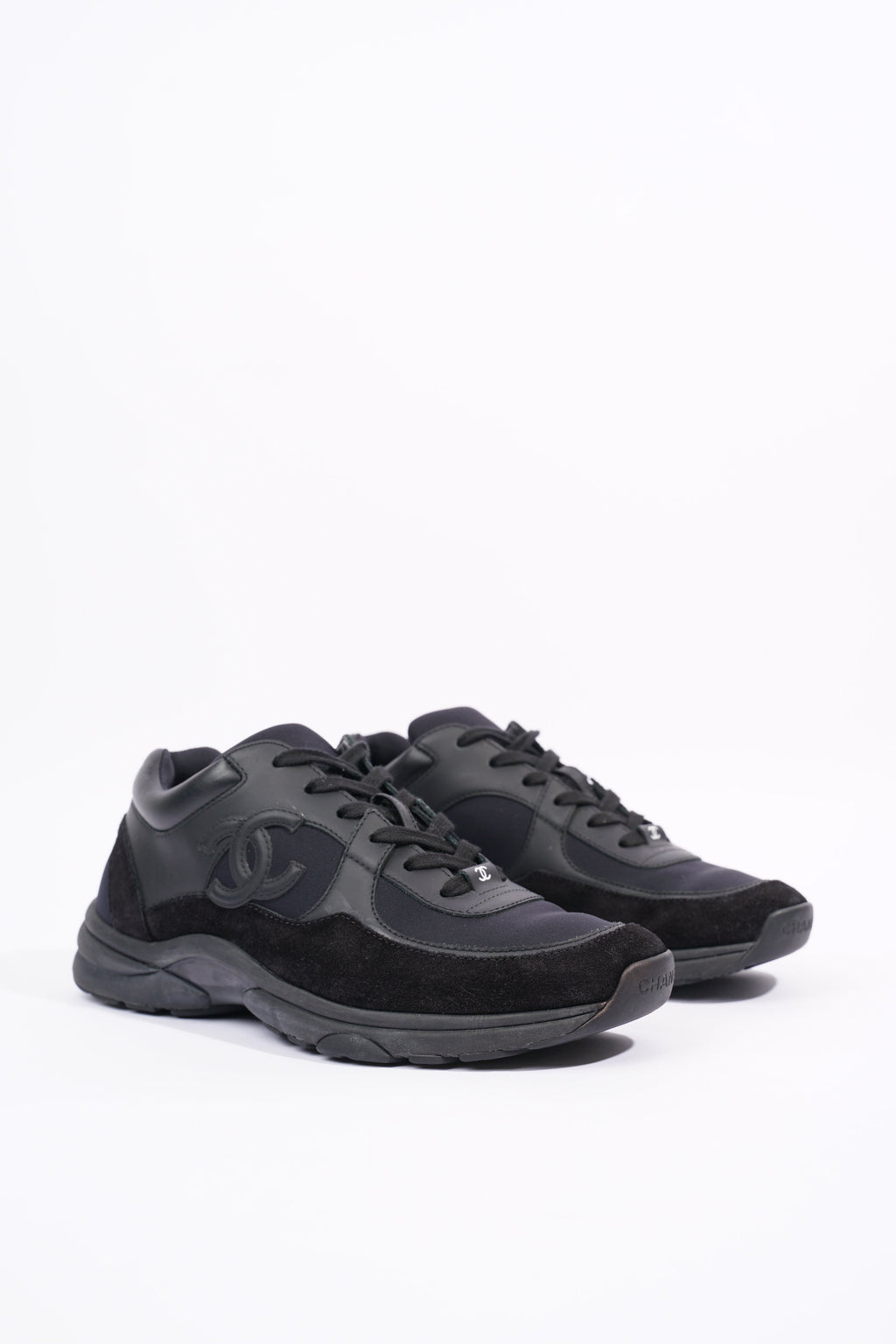 Chanel Womens CC Logo Black EU 39.5 / UK 6.5