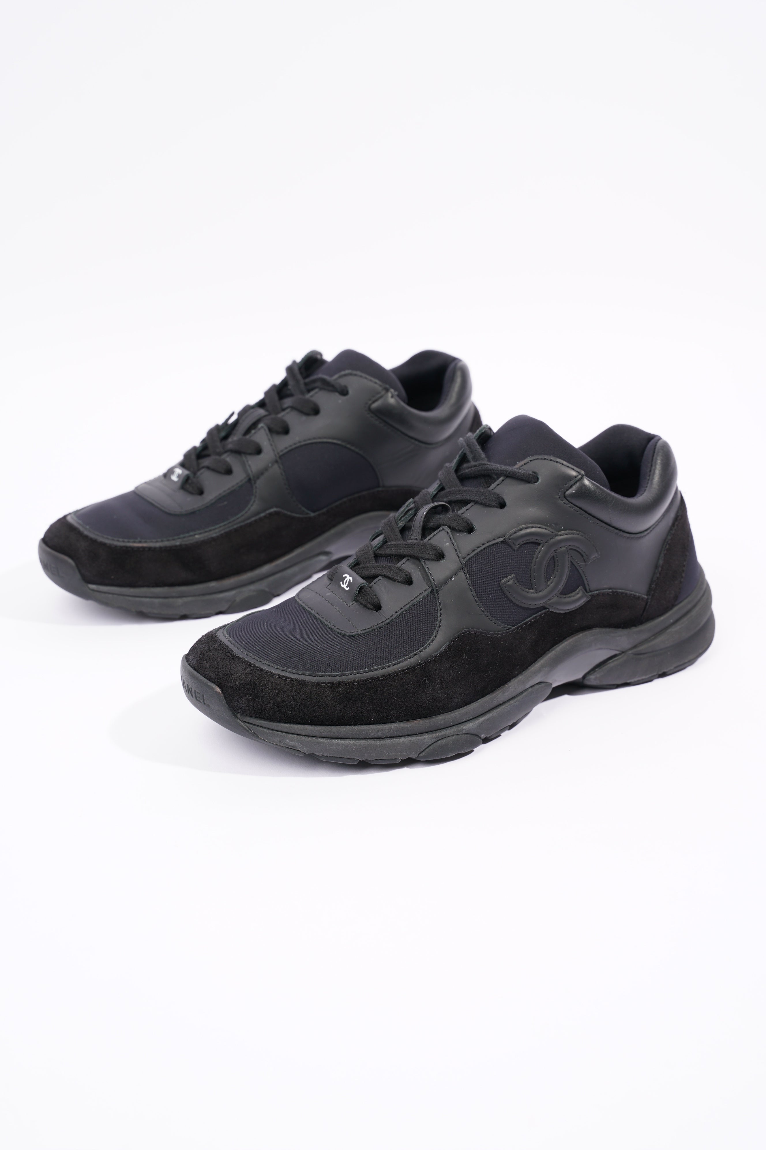 Chanel Womens CC Logo Black EU 39.5 / UK 6.5