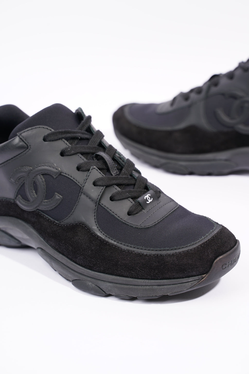 Chanel Womens CC Logo Black EU 39.5 / UK 6.5