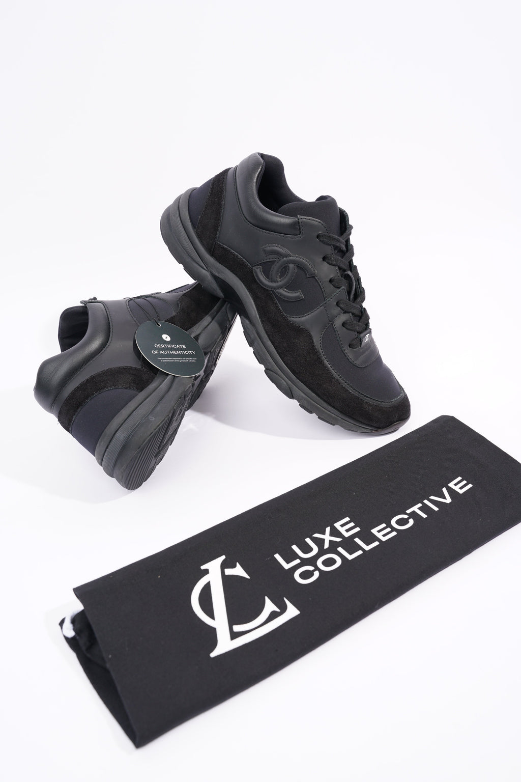 Chanel Womens CC Logo Black EU 39.5 / UK 6.5