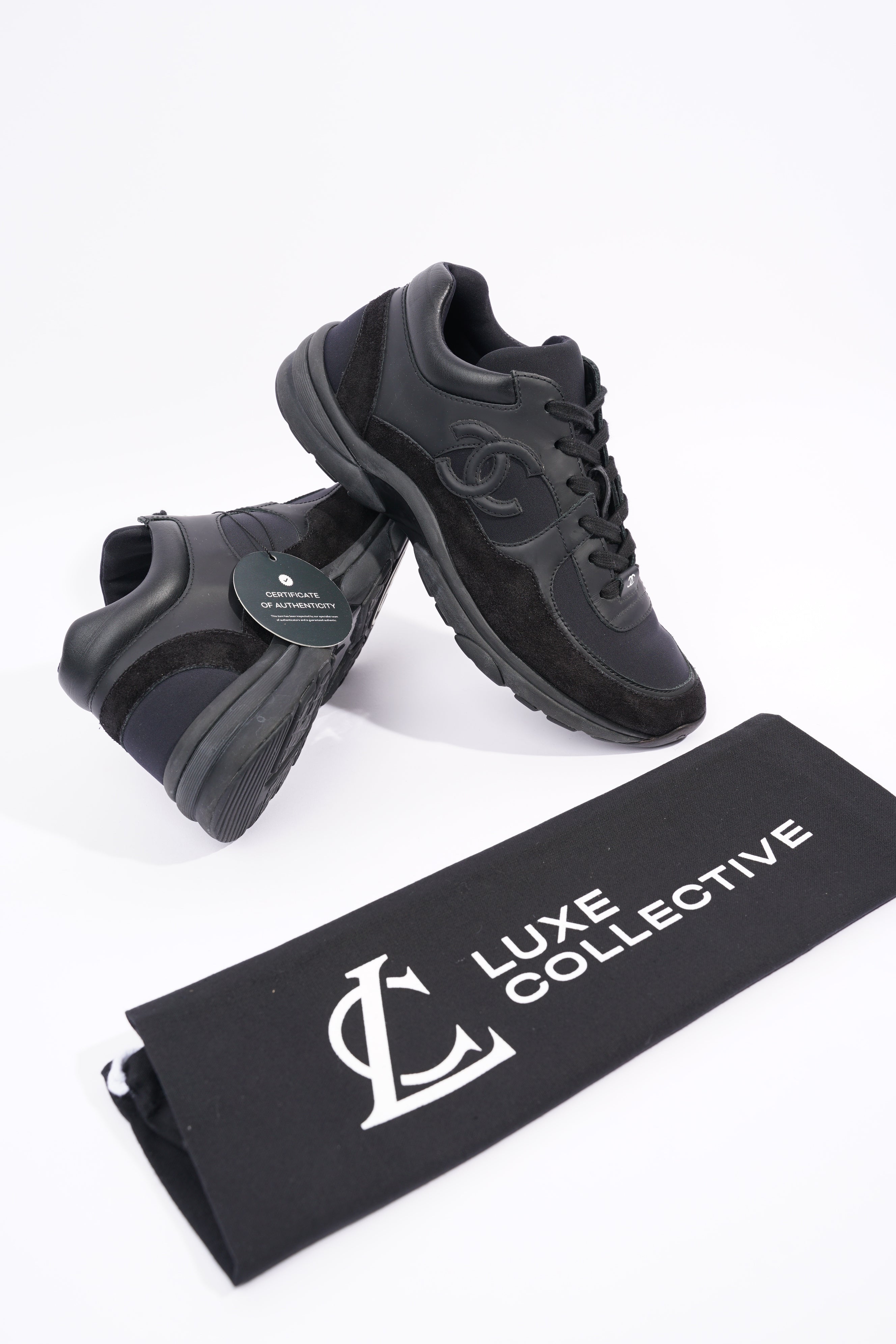 Chanel Womens CC Logo Black EU 39.5 / UK 6.5