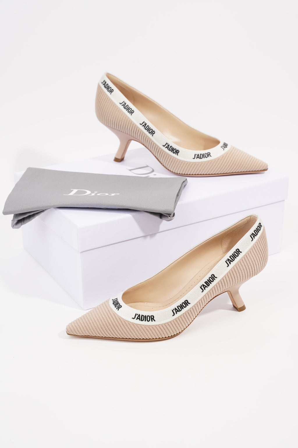 Dior Womens J'adior Pump 25 Powder Nude EU 35 / UK 2